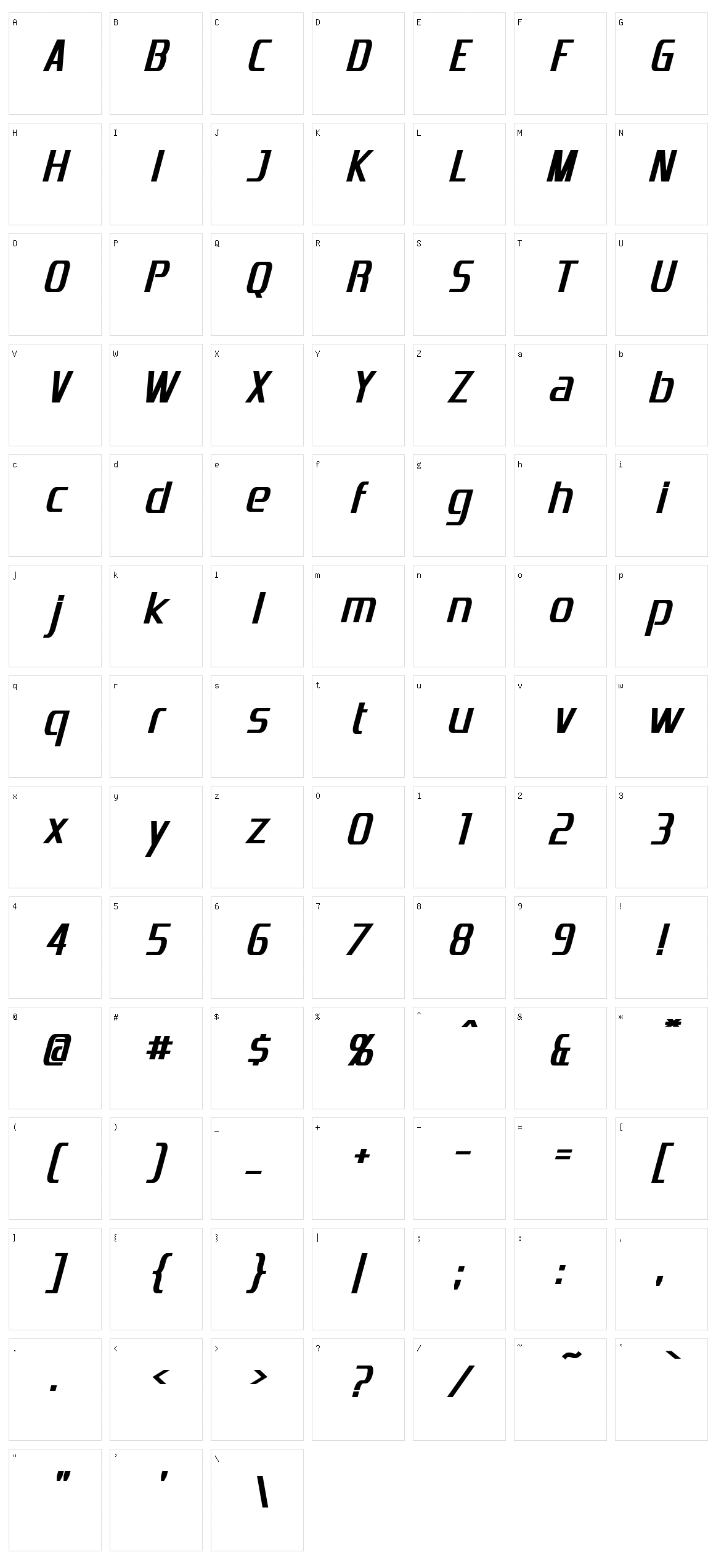 Emotion Engine Character Set