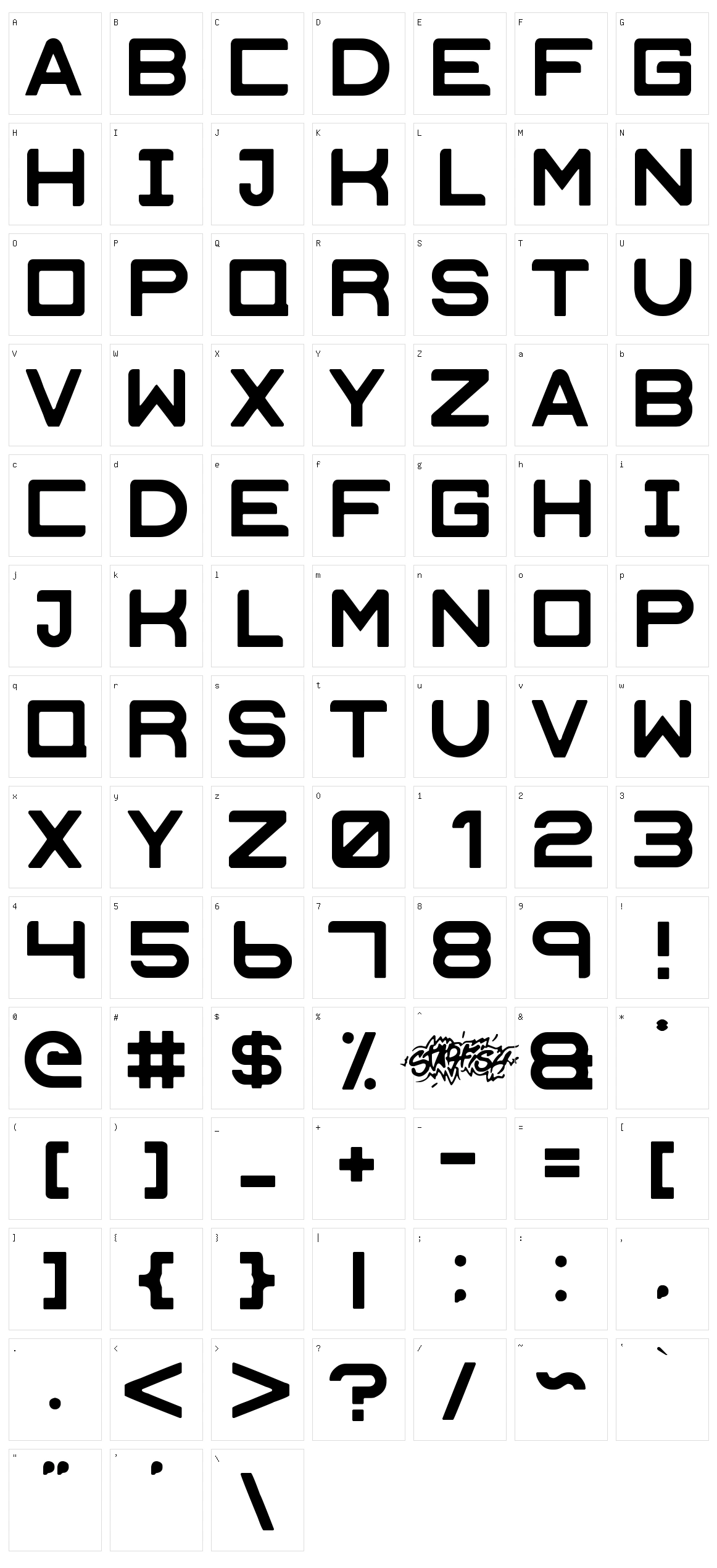 Enhance Character Set