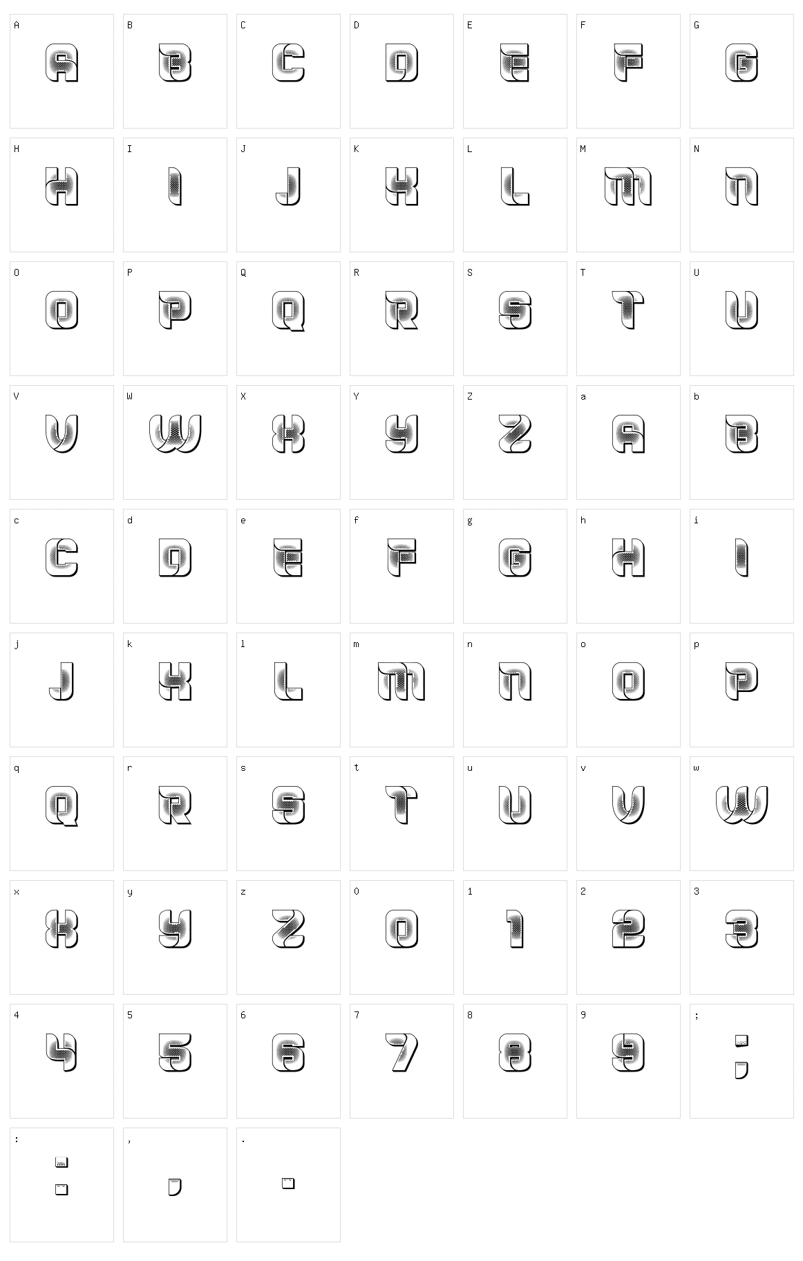 Espace Character Set