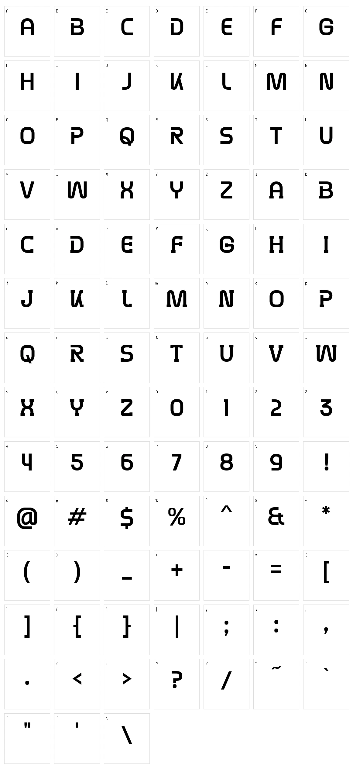 Explore Everyday Character Set