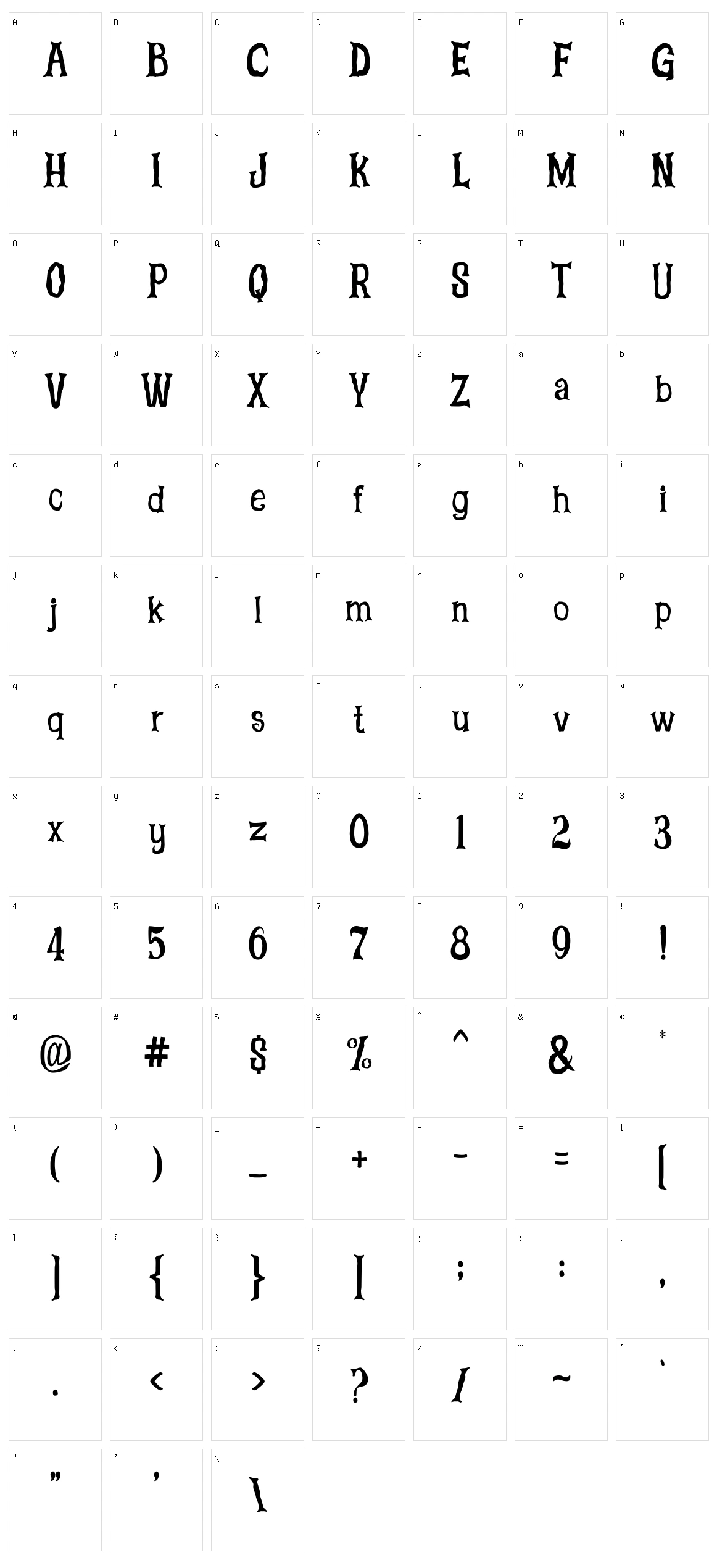 Halloween Nightmare Character Set