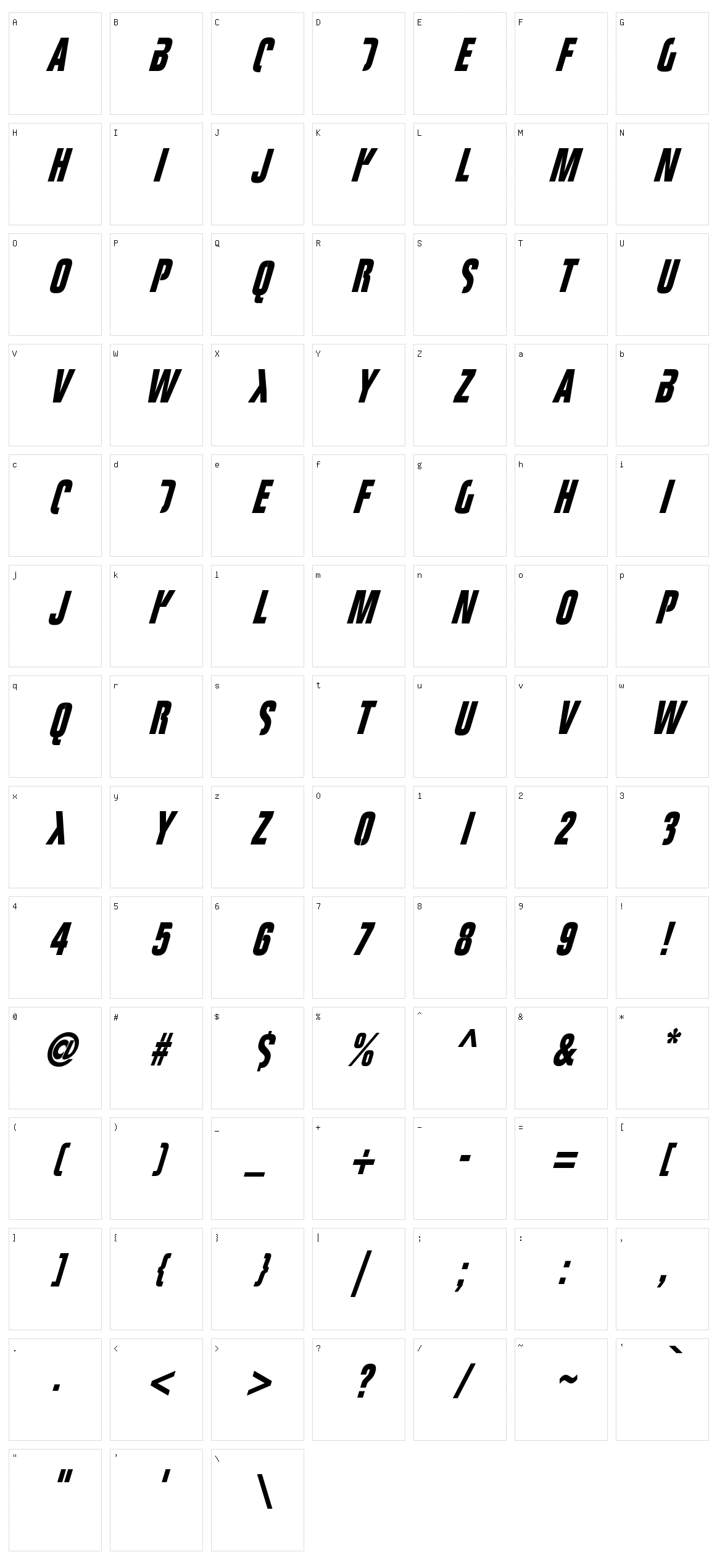 Fight This Character Set