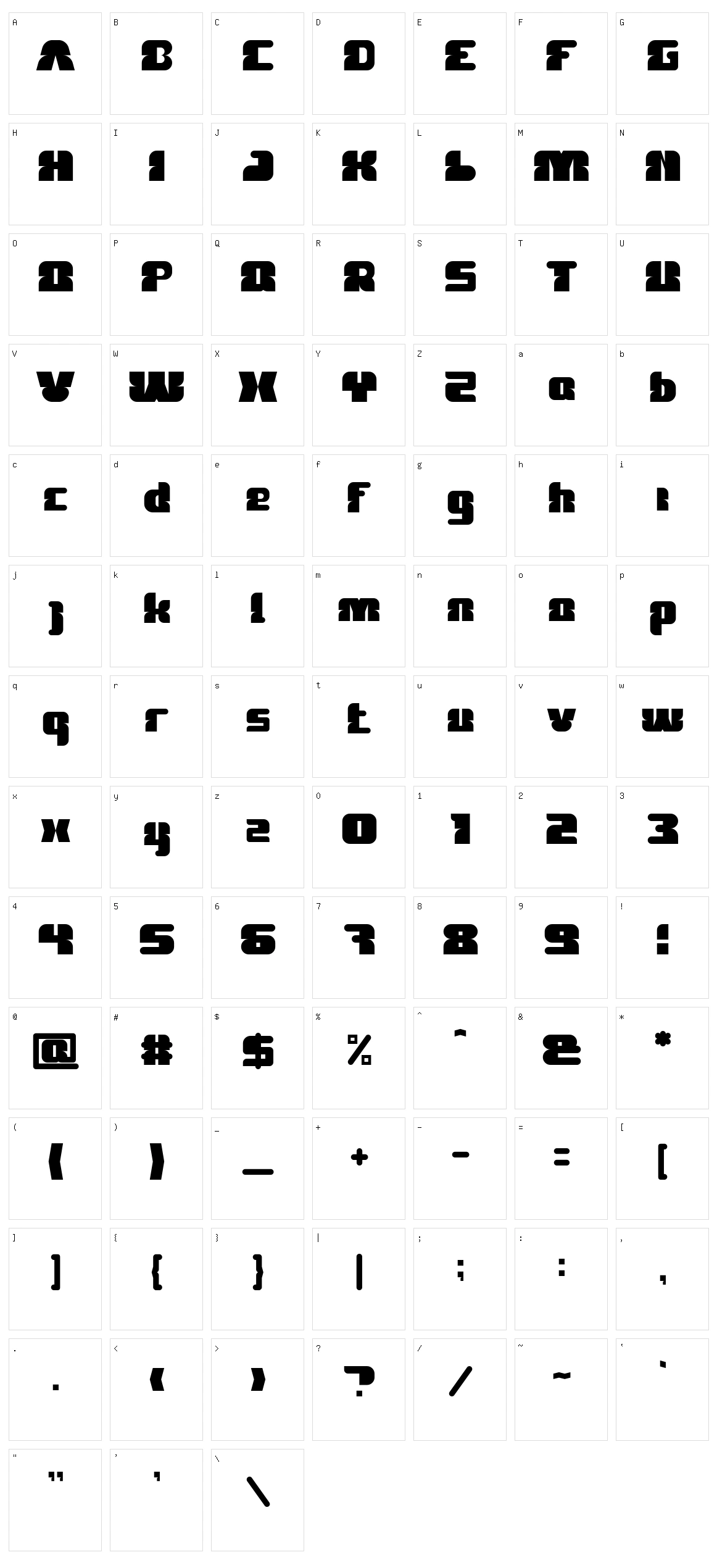 Forest Jump Character Set