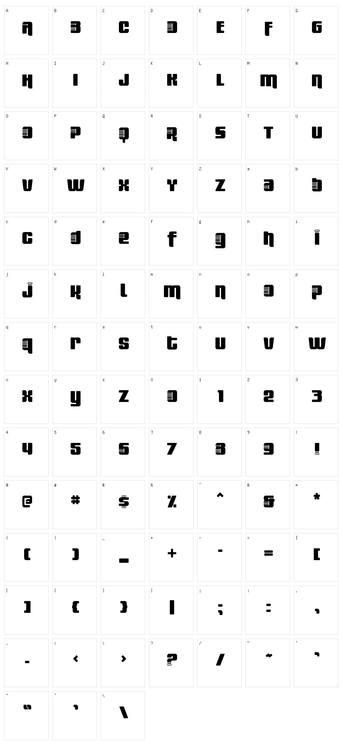 Fresh Bionik Character Set