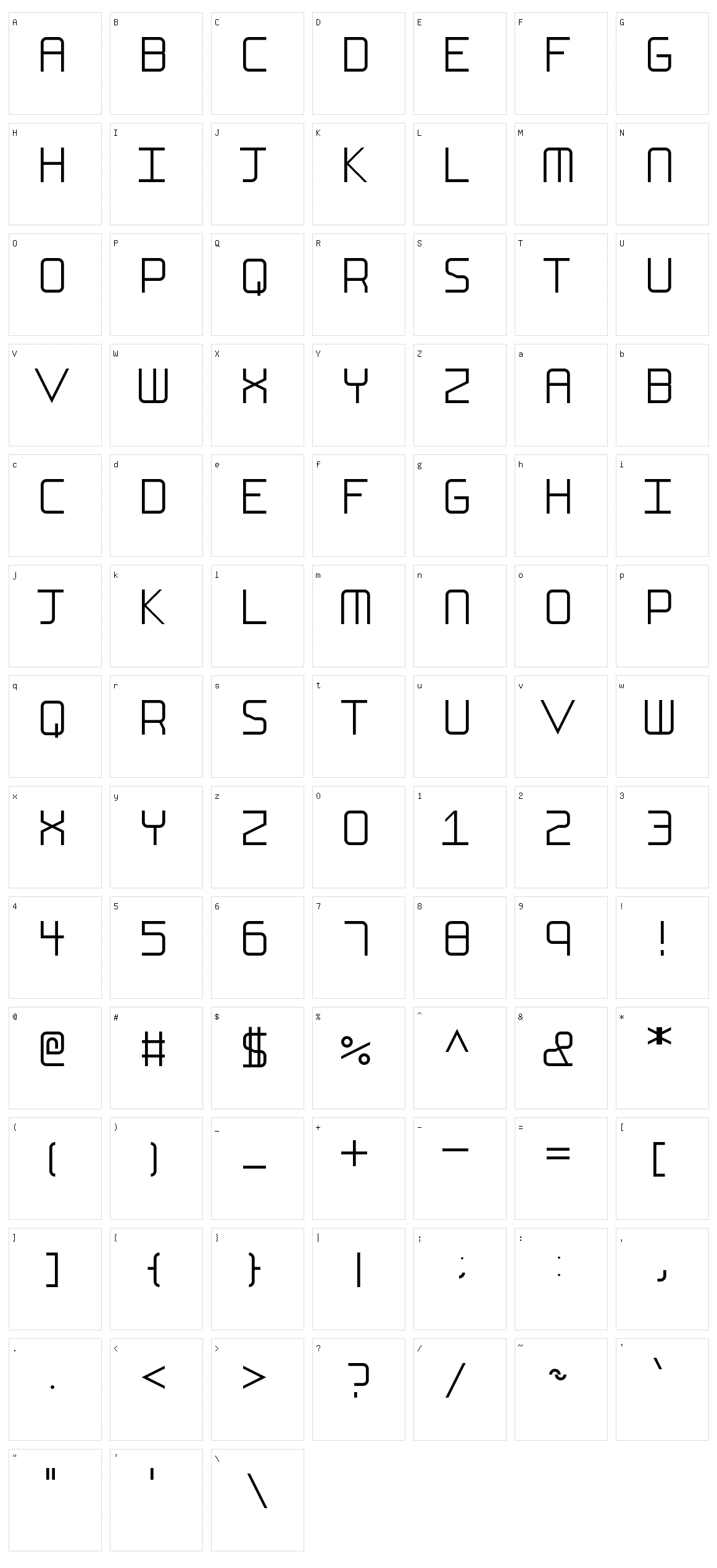 FS Ellipsis Character Set