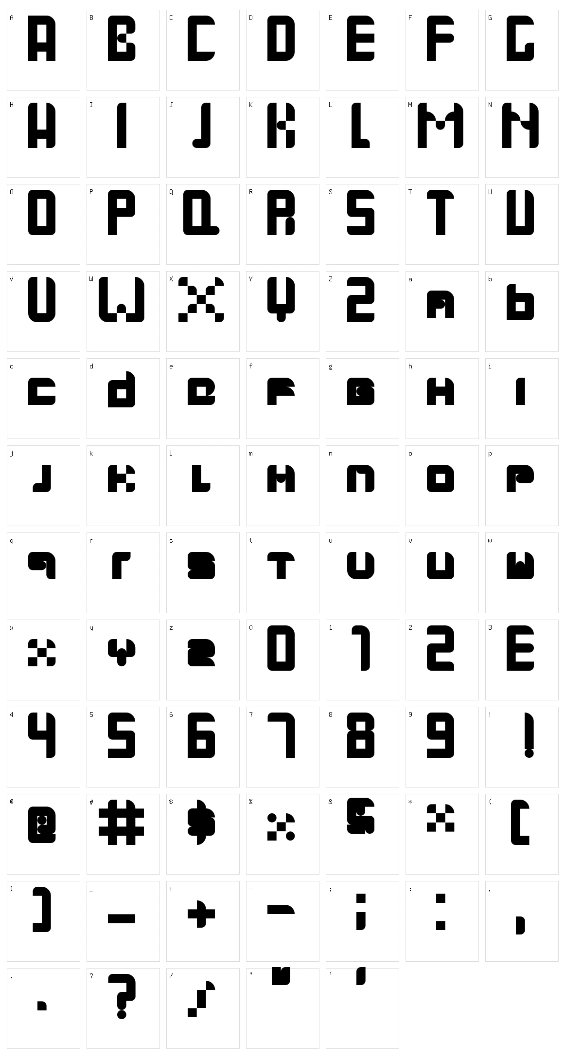 Gallardo Character Set