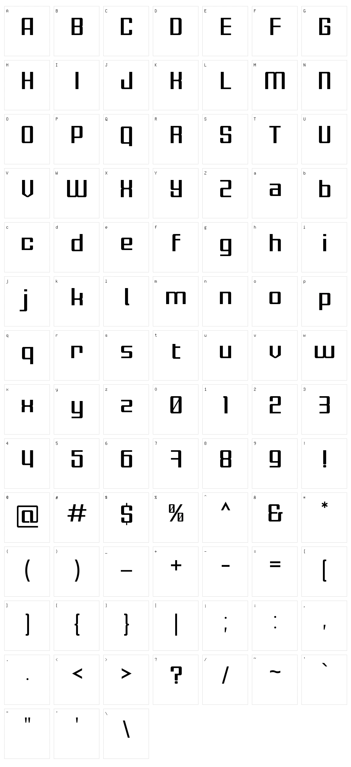 Gamlangdee Character Set