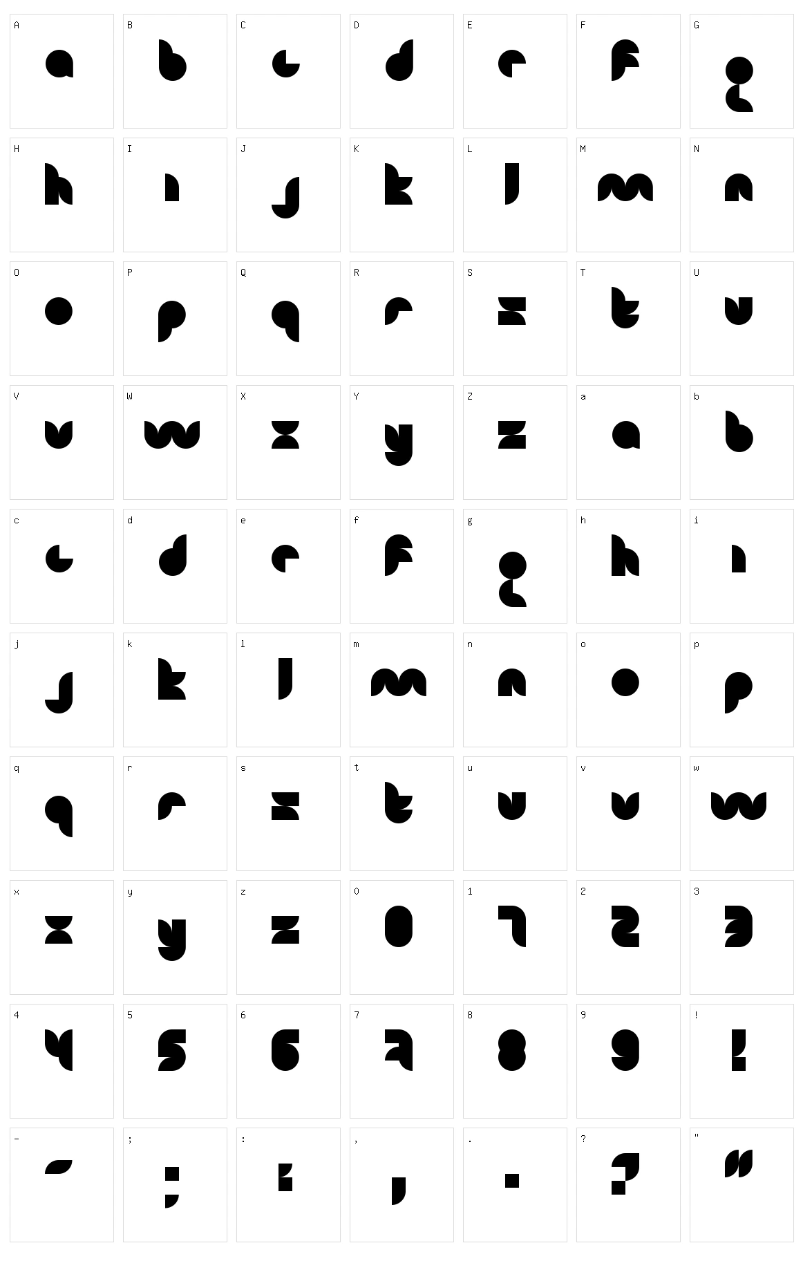 Geotype Character Set