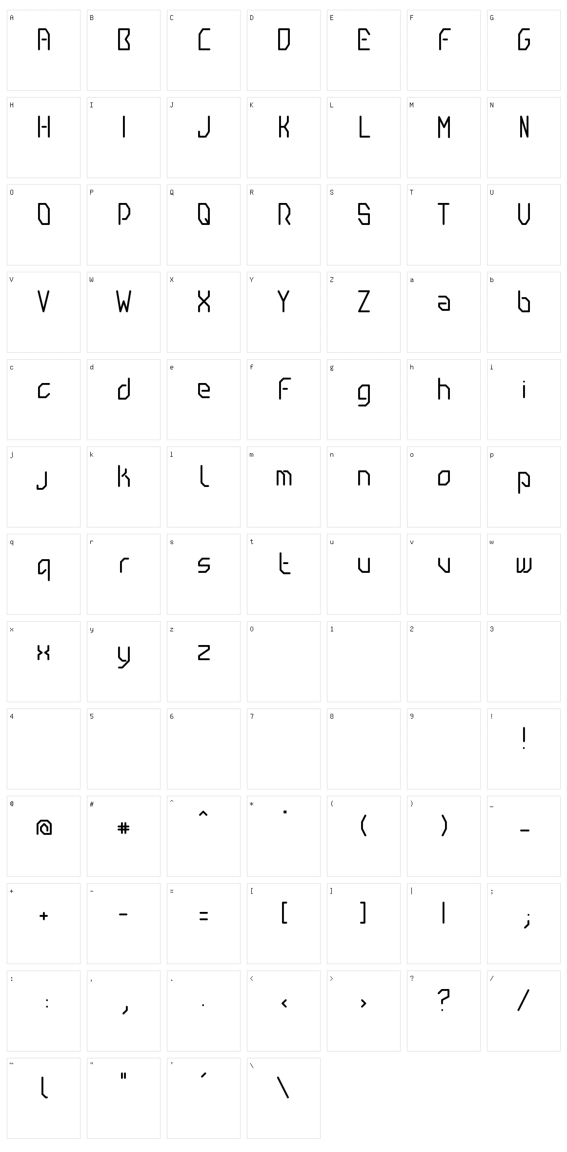 Gibi Character Set