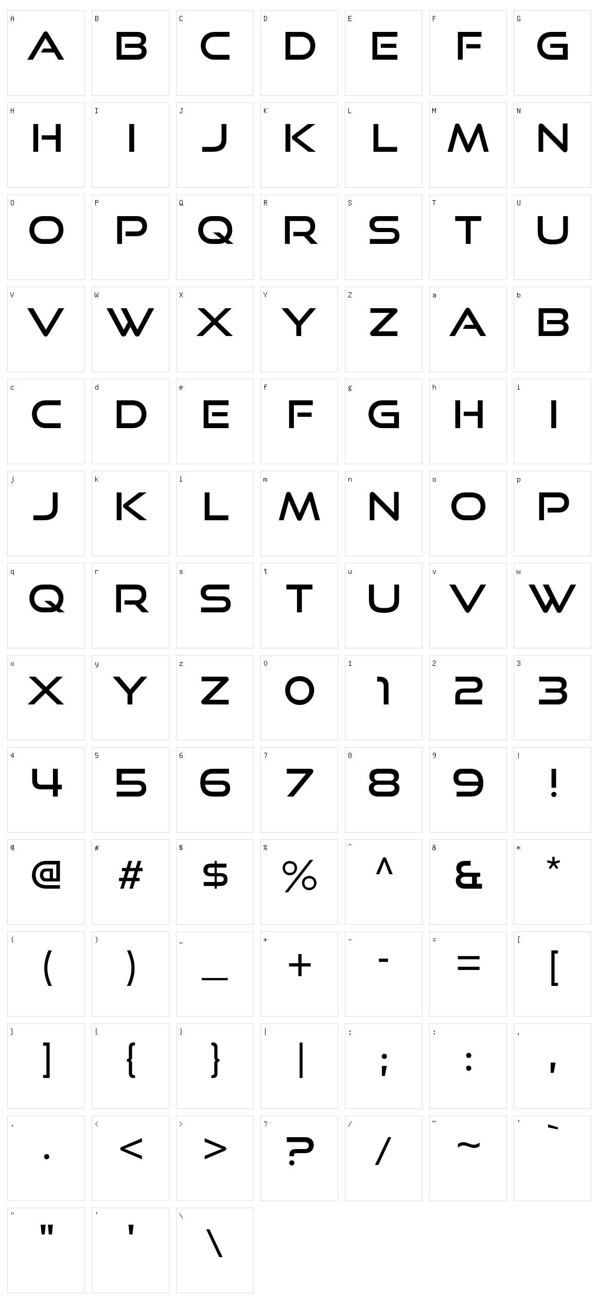 Good Times Character Set