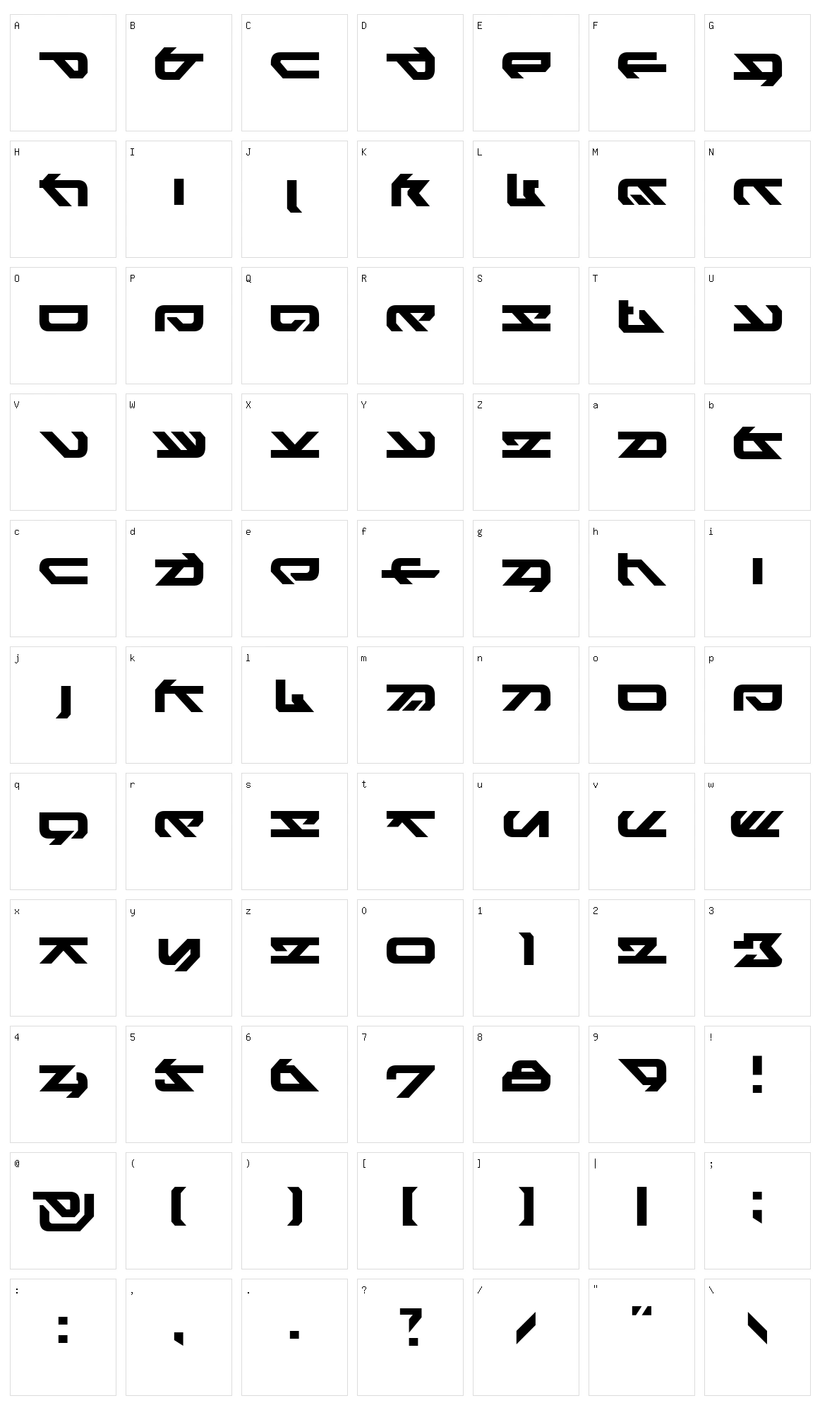 Heiko Character Set