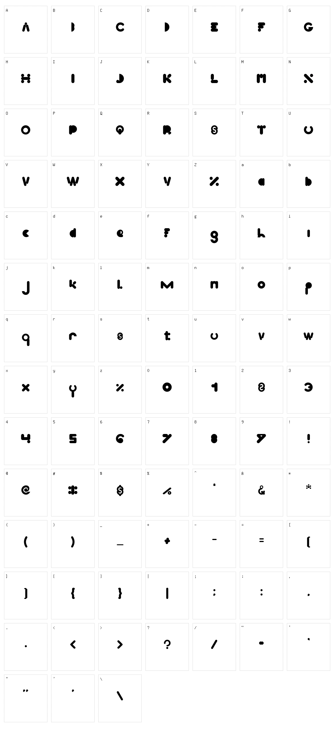 High Logic Character Set