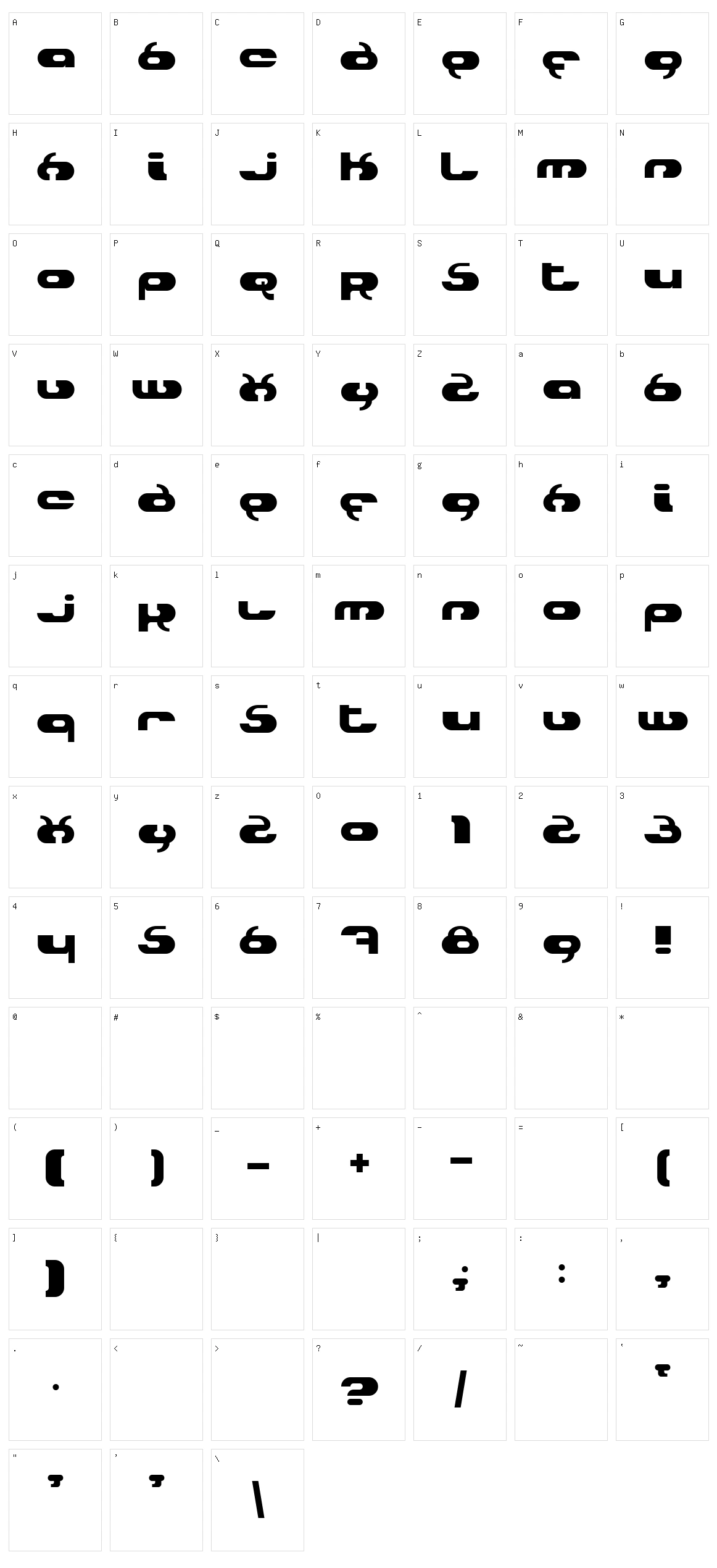 Hydro Character Set
