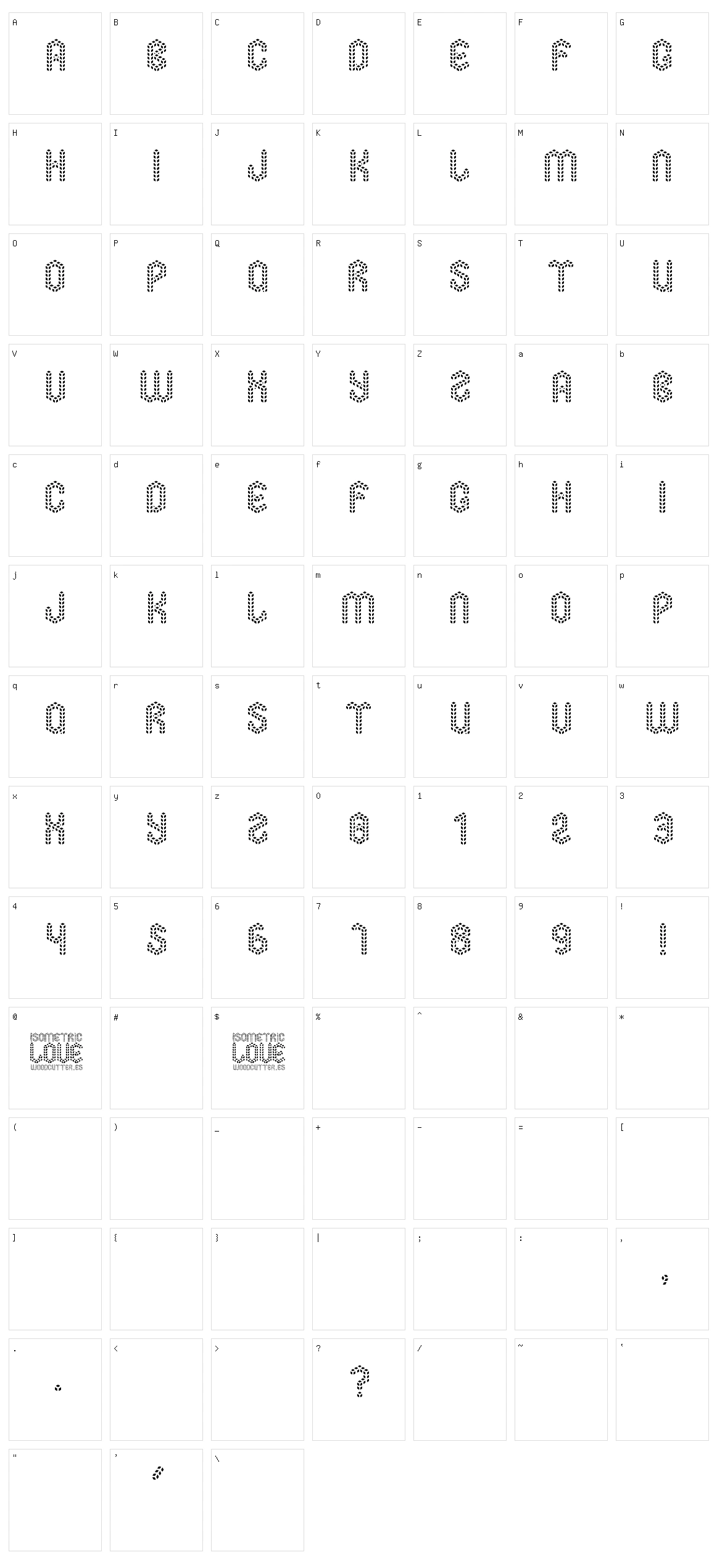 Isometric Love Character Set