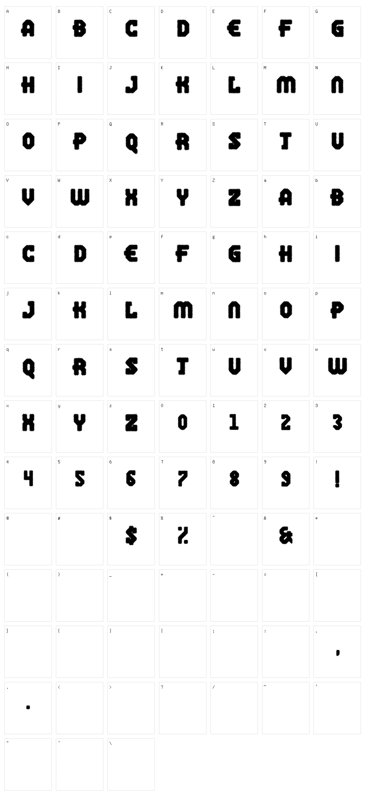 Jailbreak Character Set