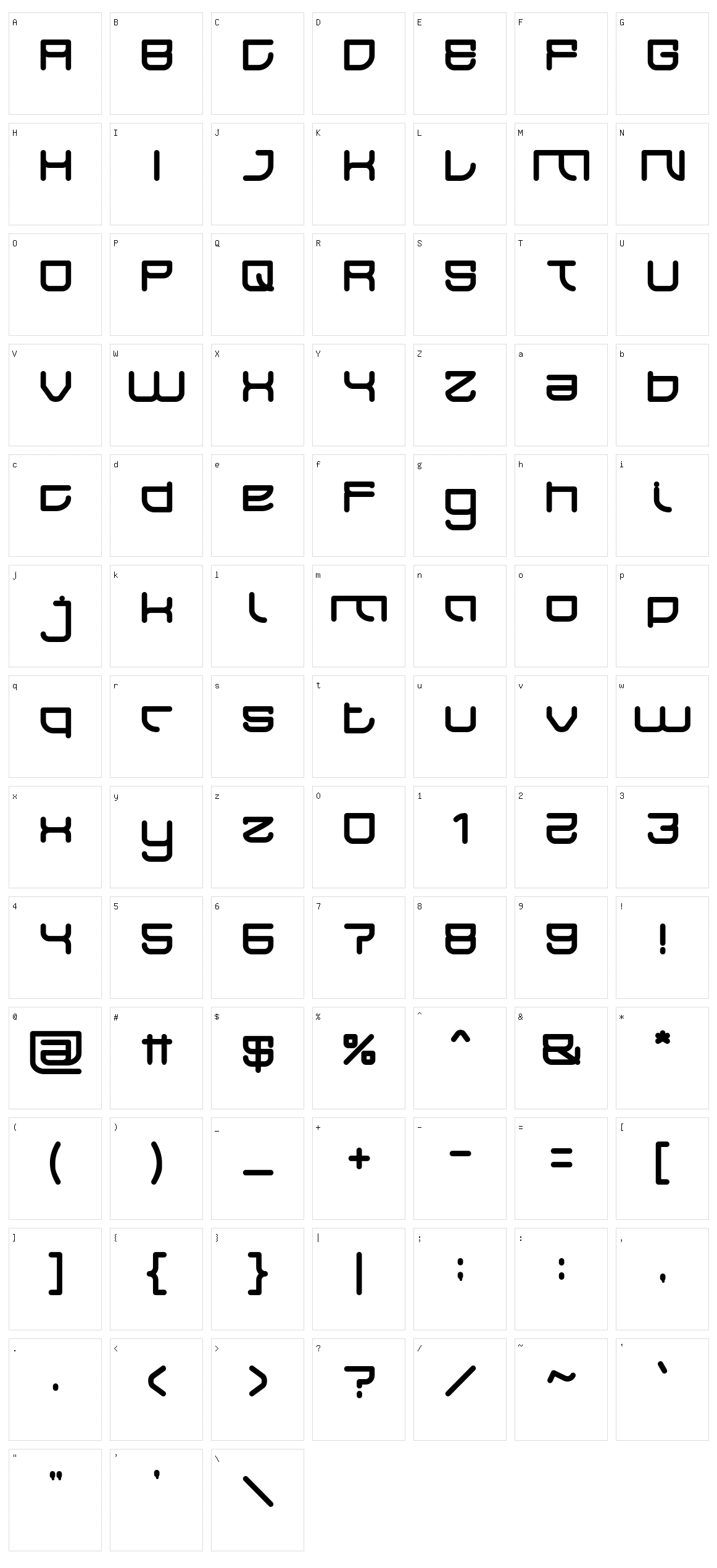 Japan Character Set