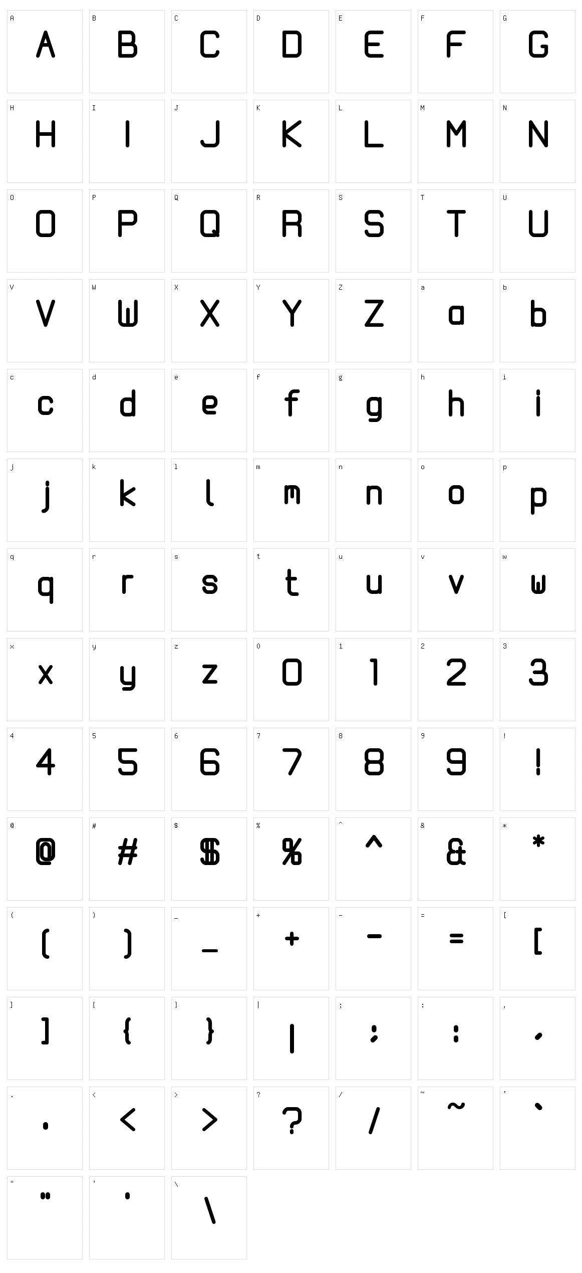 Kallio Character Set