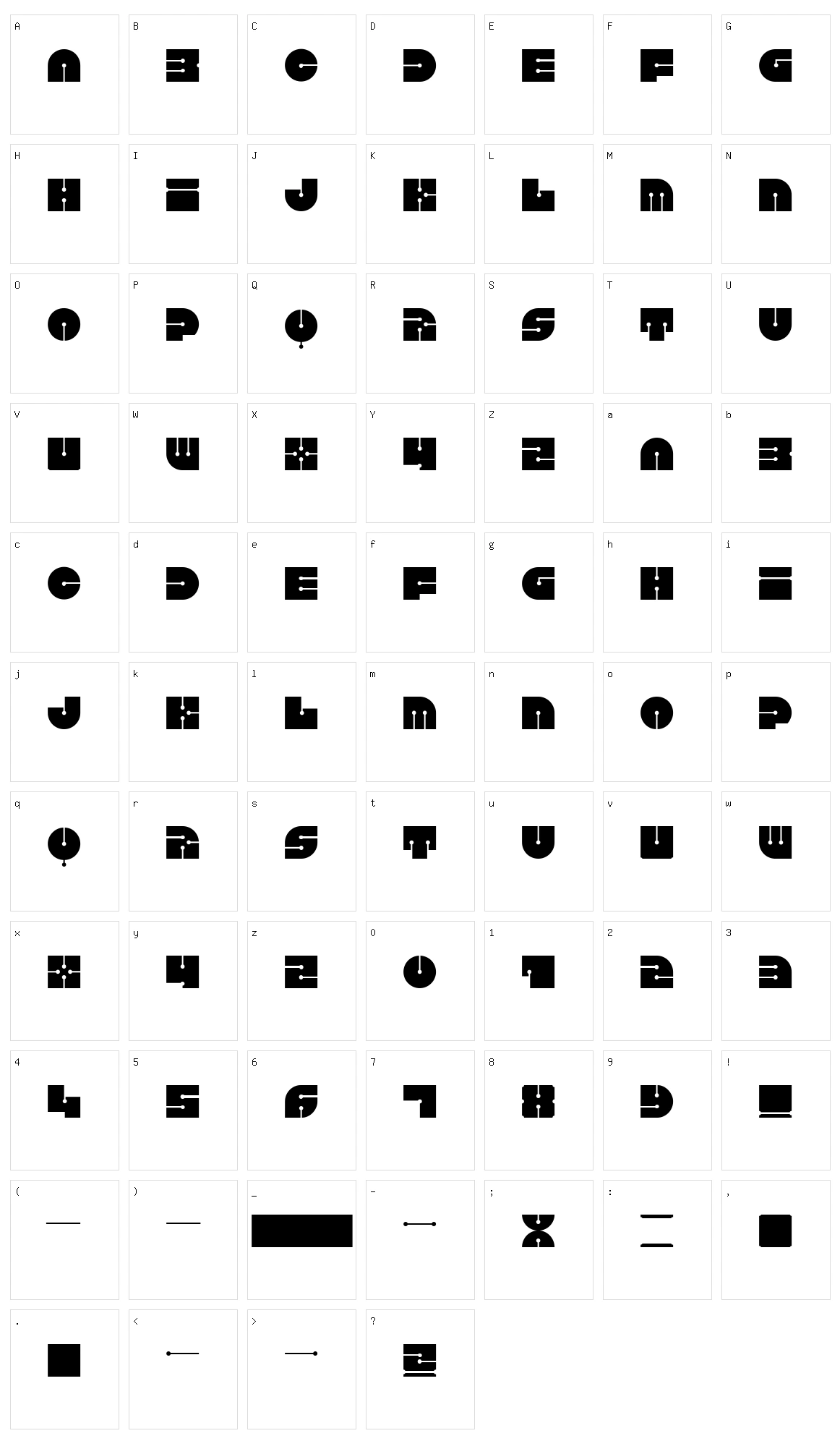 Keel Character Set