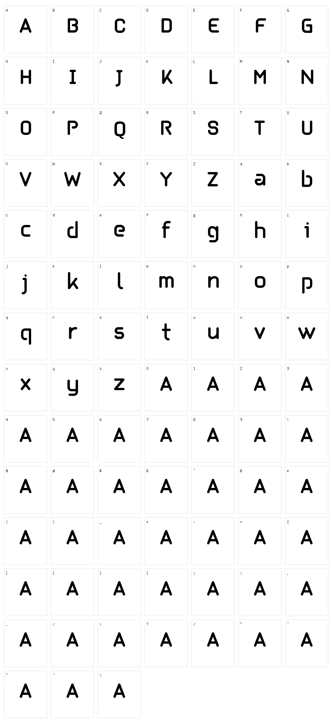 Kilikia Character Set