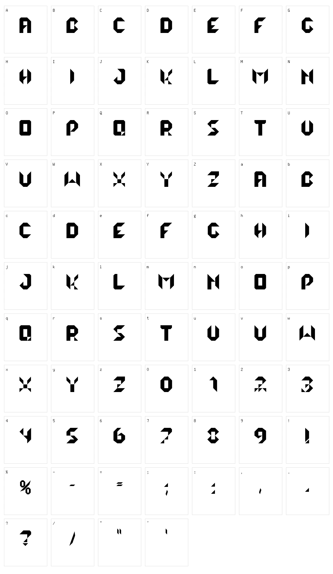 Lalek Character Set