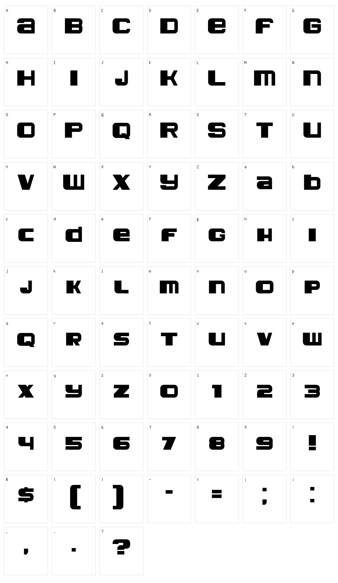 Leprosy Character Set