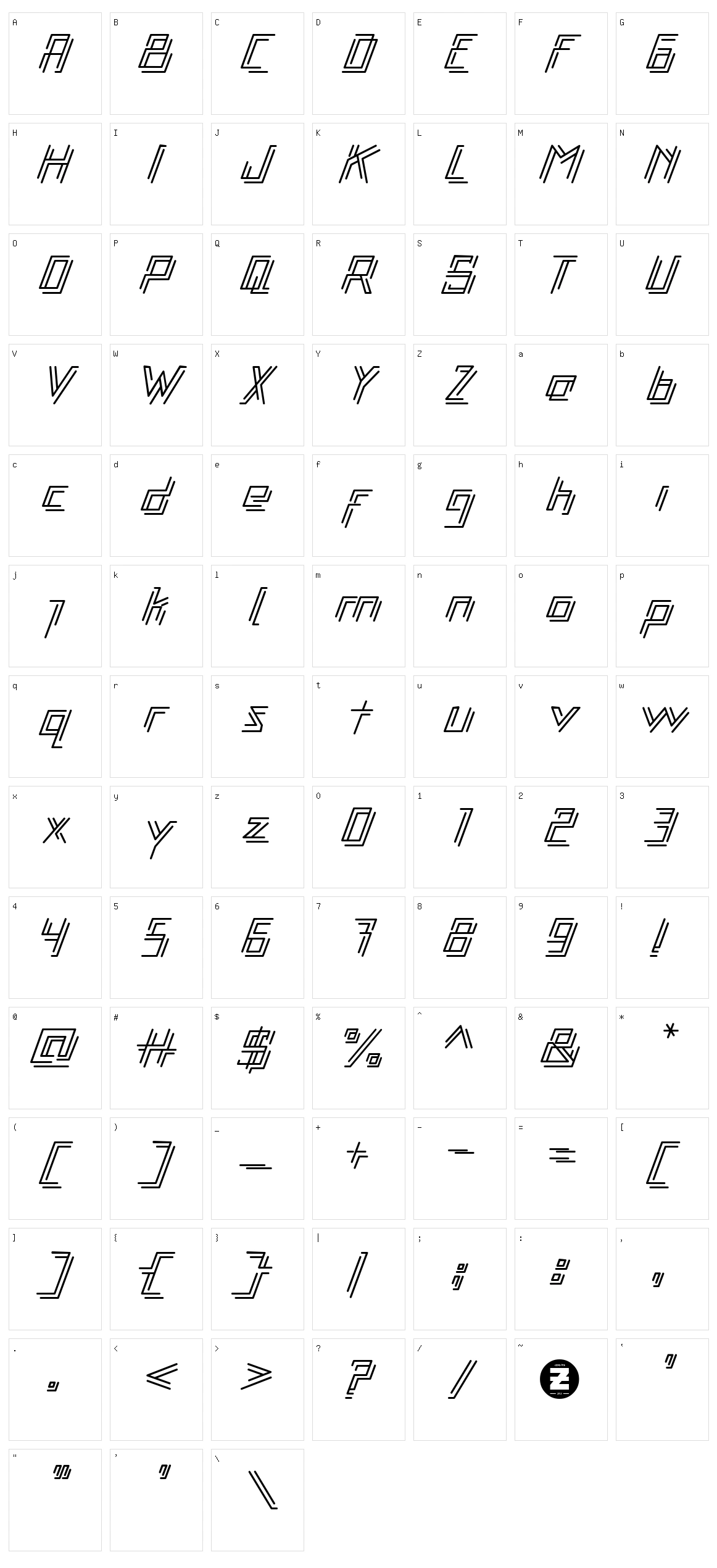 Libre Character Set