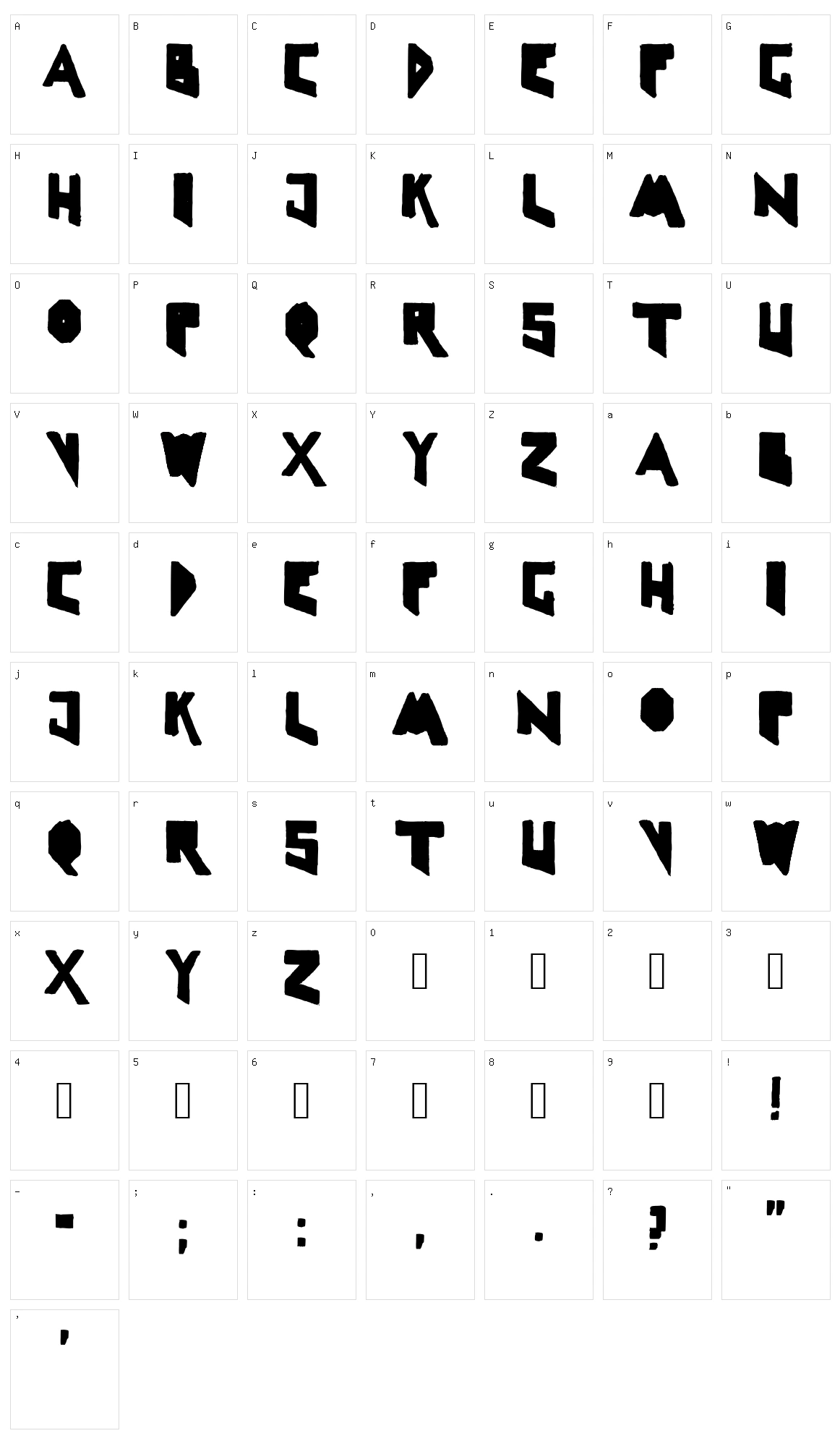Line Line Shape Character Set