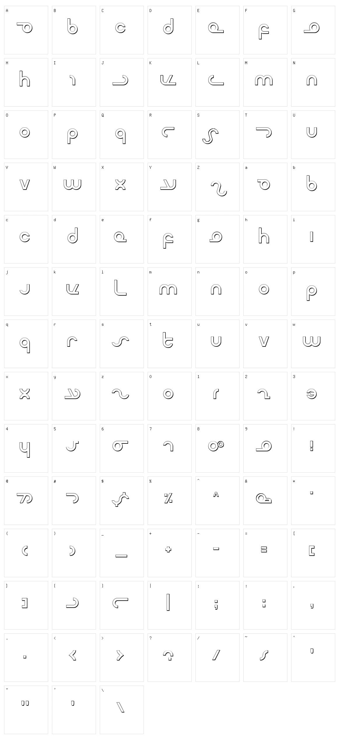 Masterdom Character Set