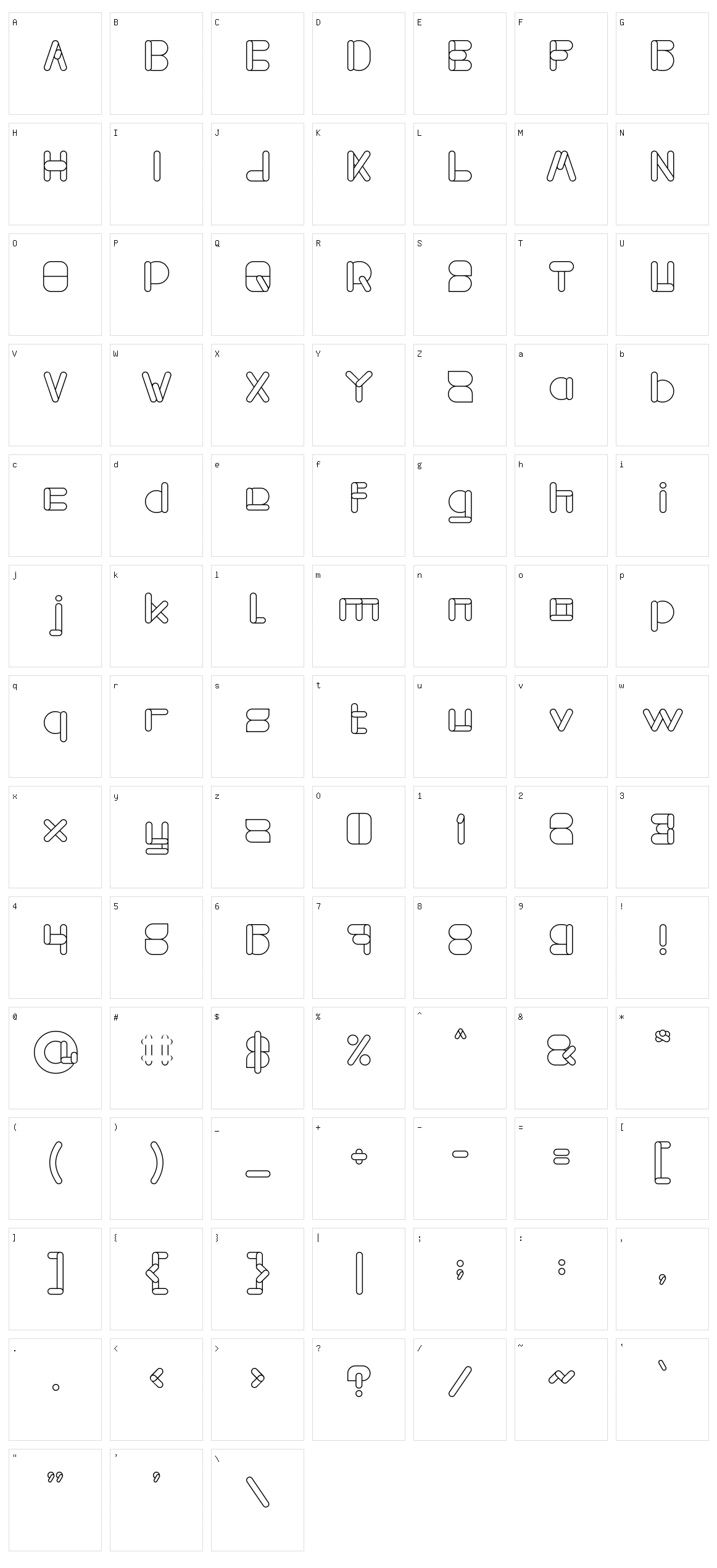 Maximum Kilometer Character Set