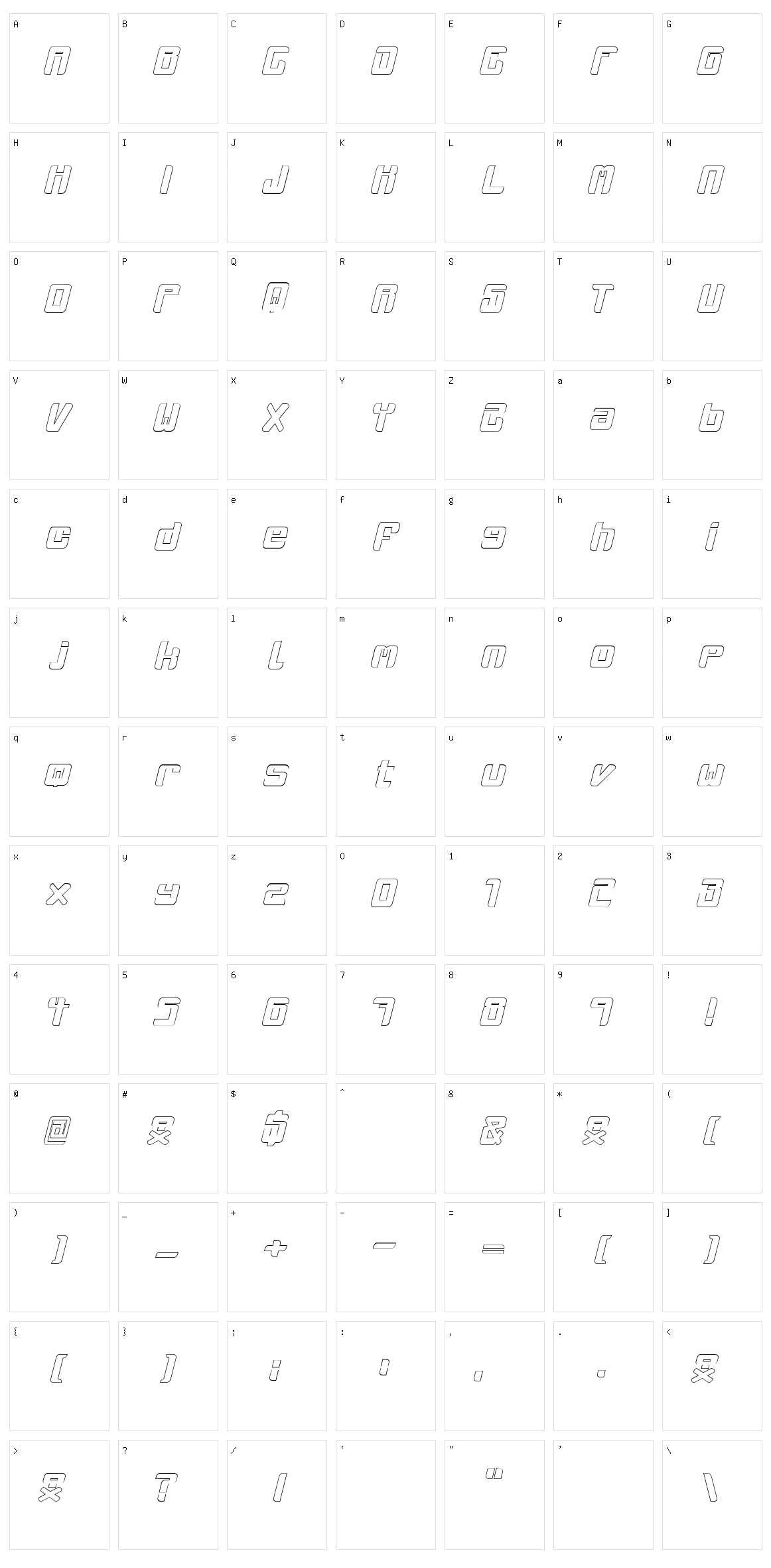 McLovin Character Set