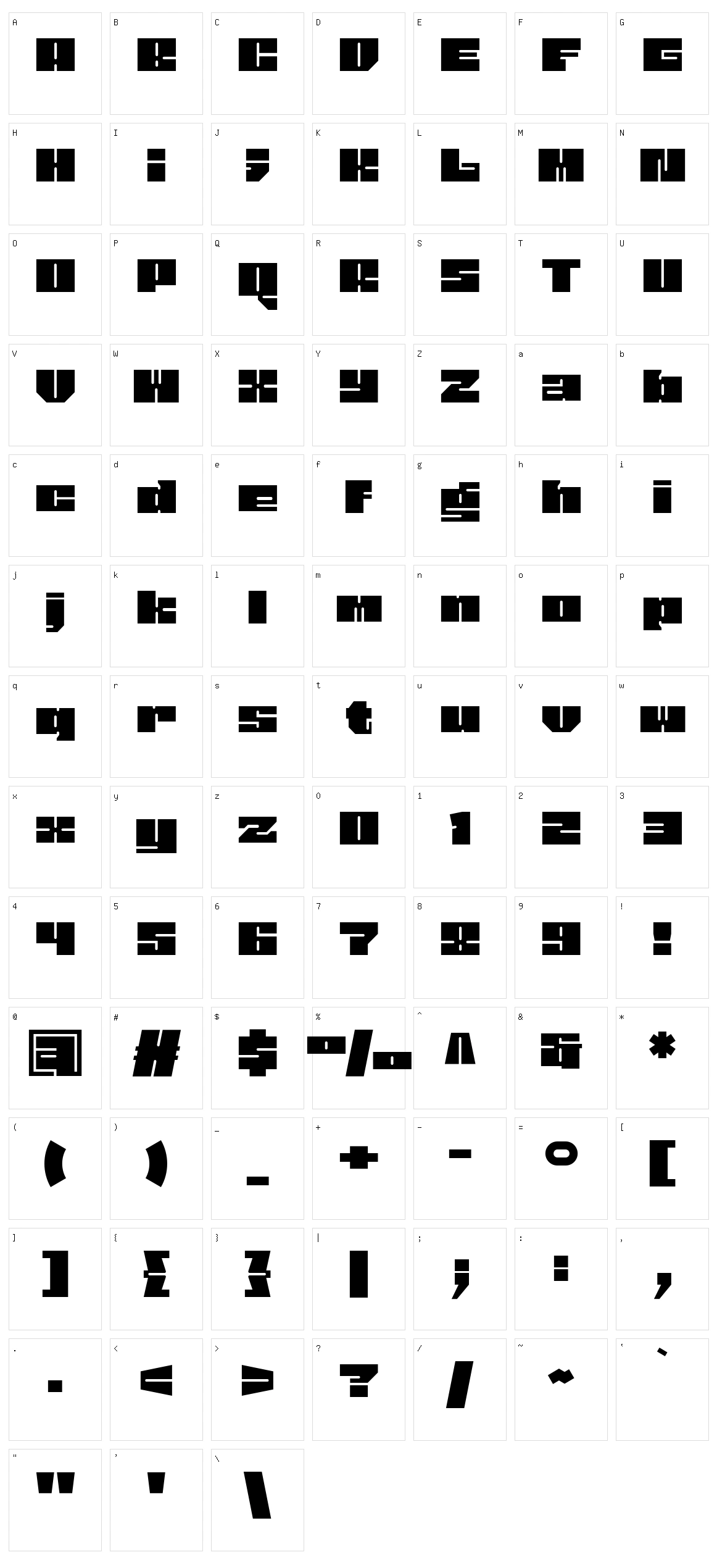 Minio Character Set
