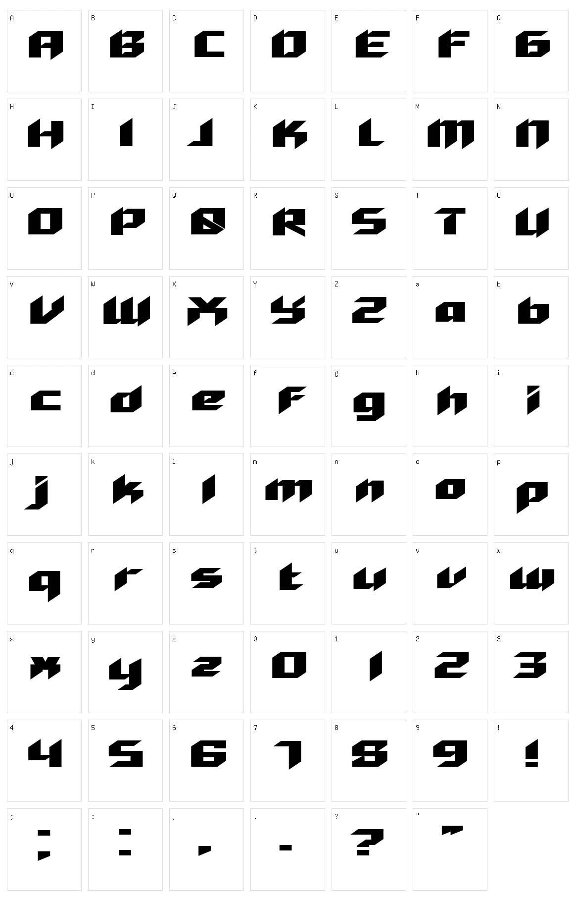Missing Character Set