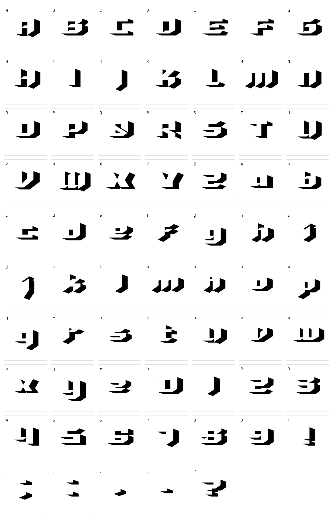 Mister Character Set