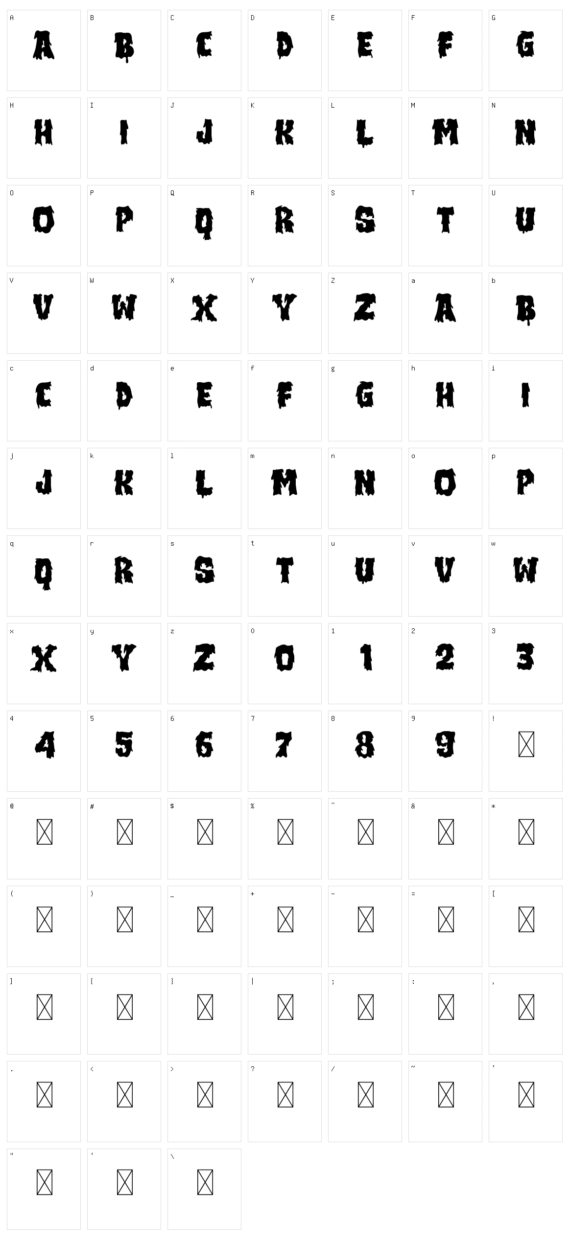Monstarize Character Set