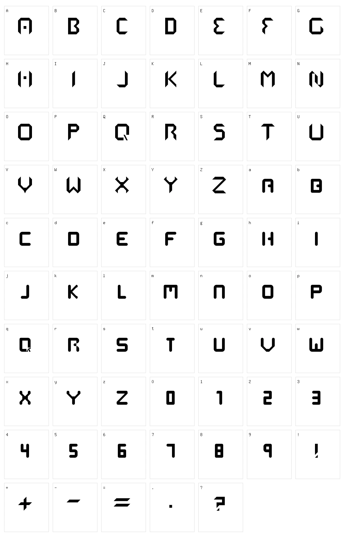 MMS Start Character Set
