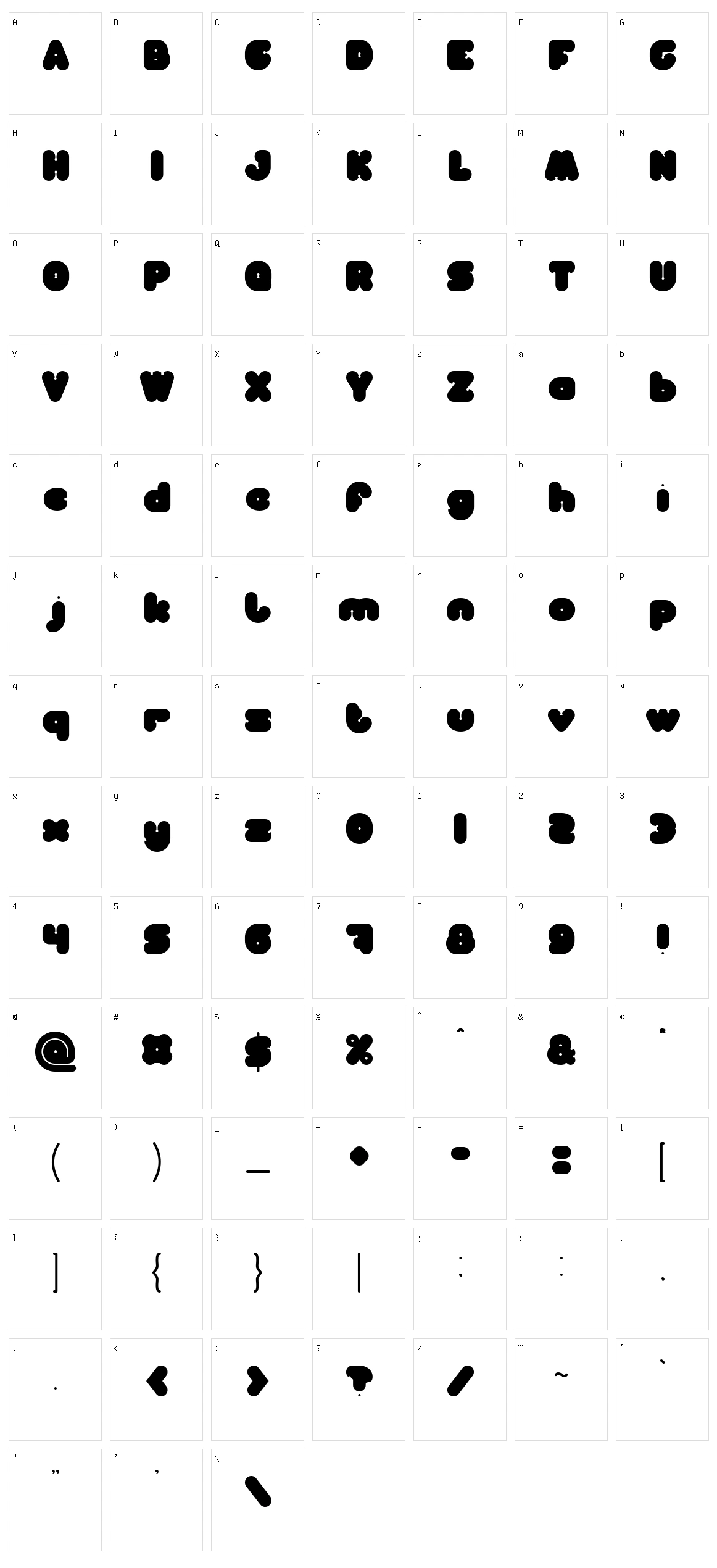 Moon Light Character Set