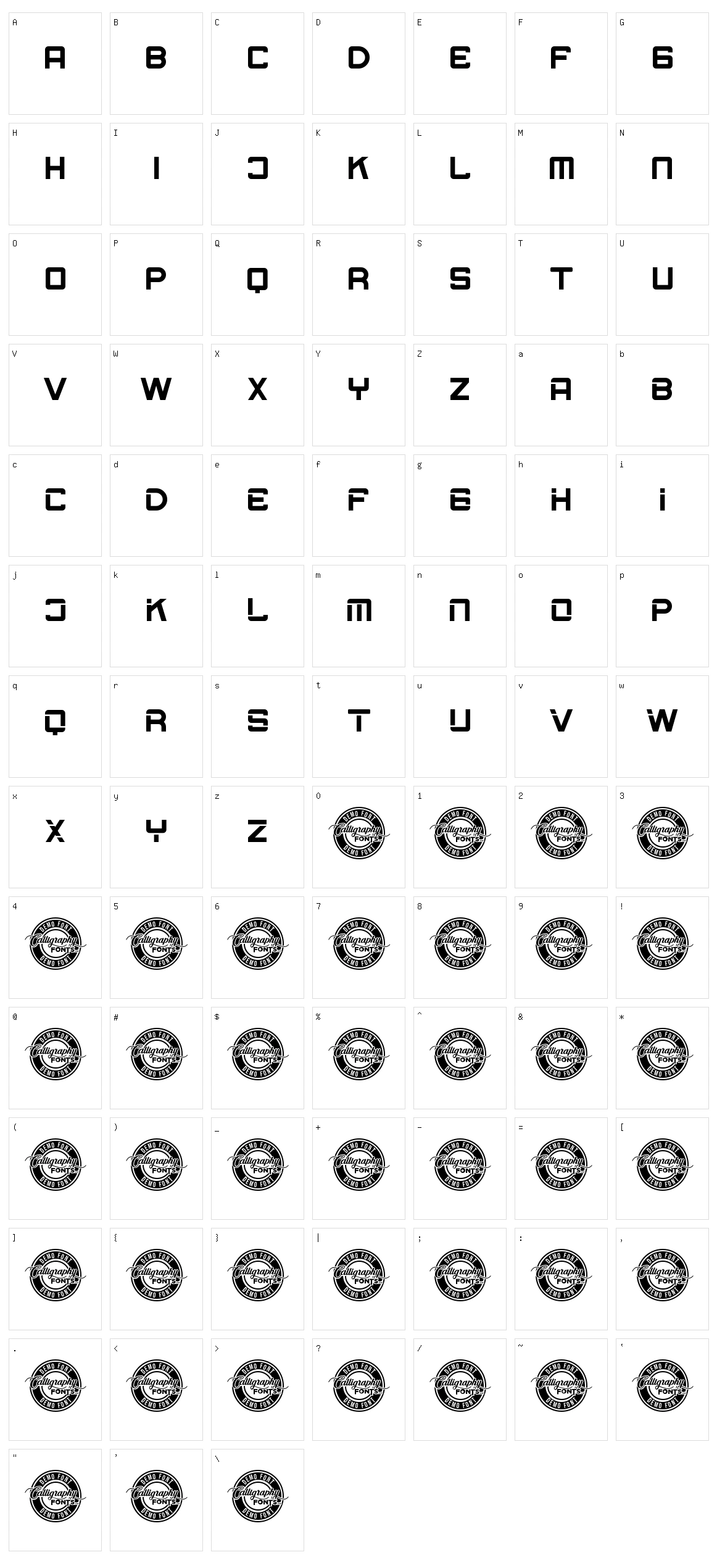 Motocars Character Set