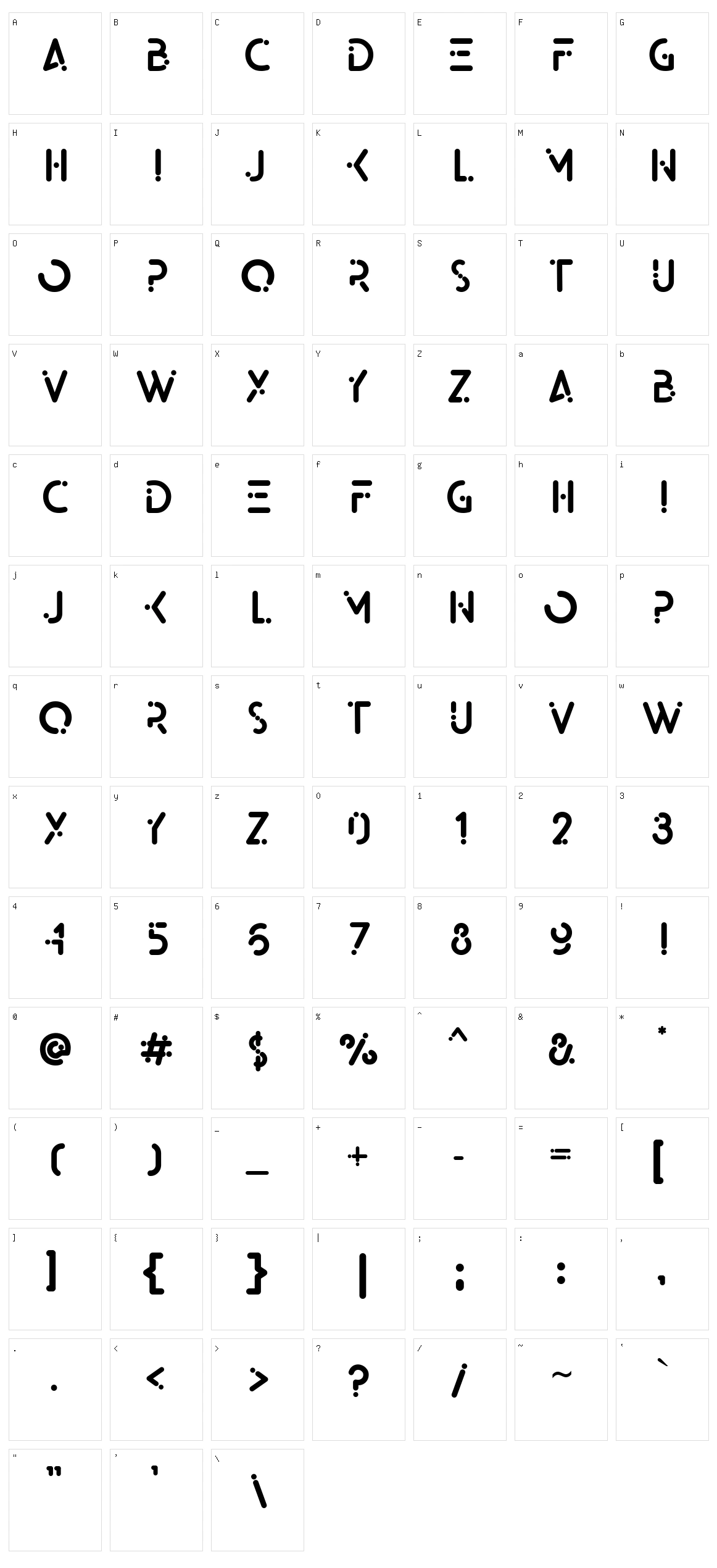 Namex Character Set