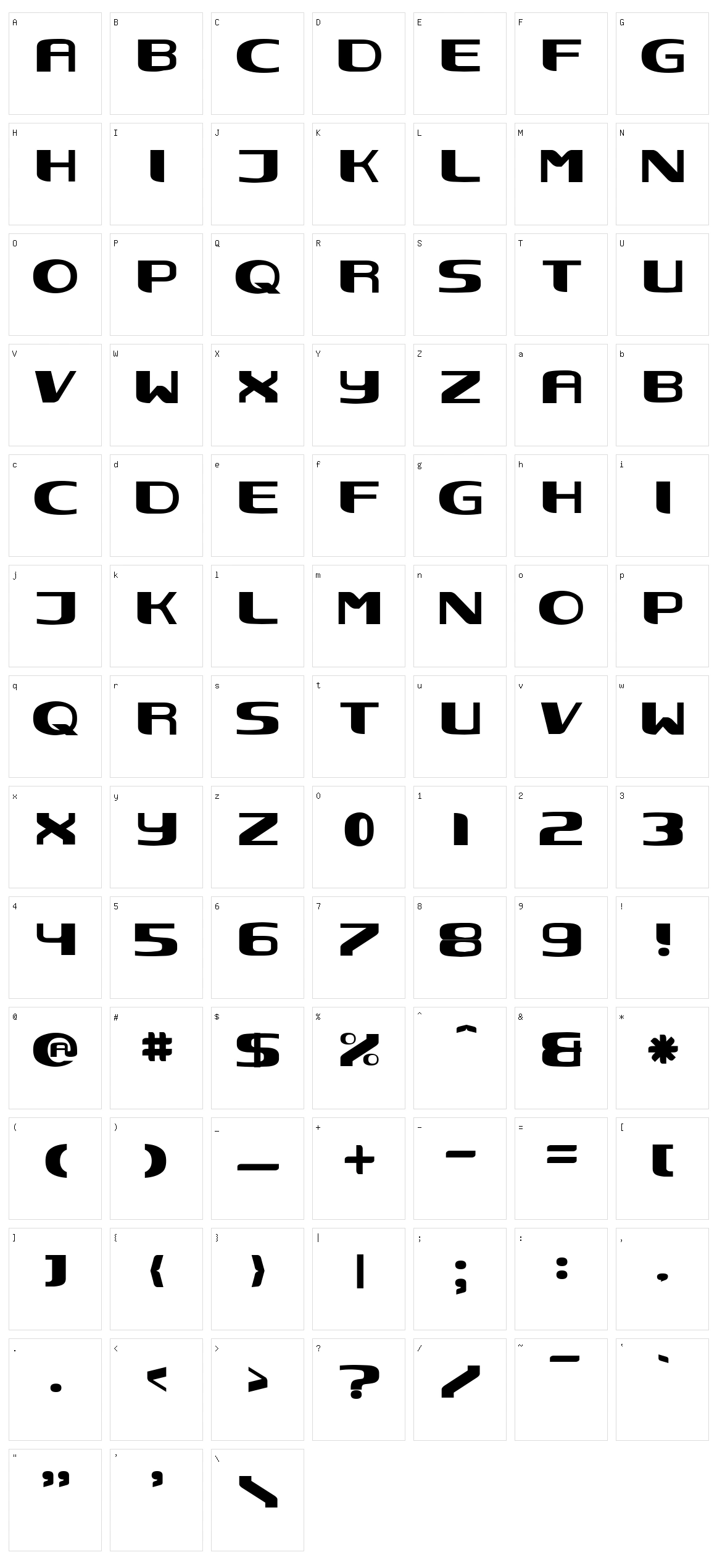 Nec Character Set