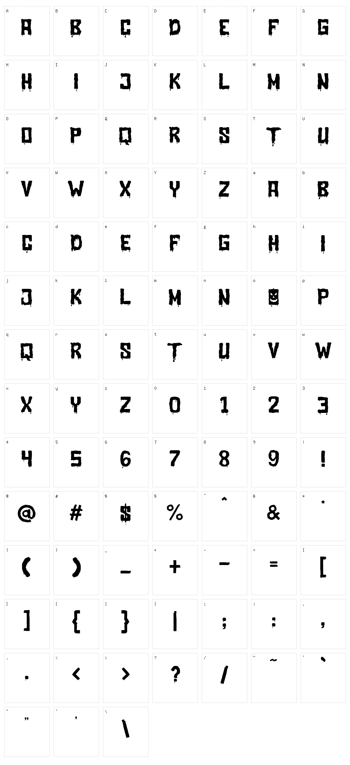 Scary Pumpkin Character Set