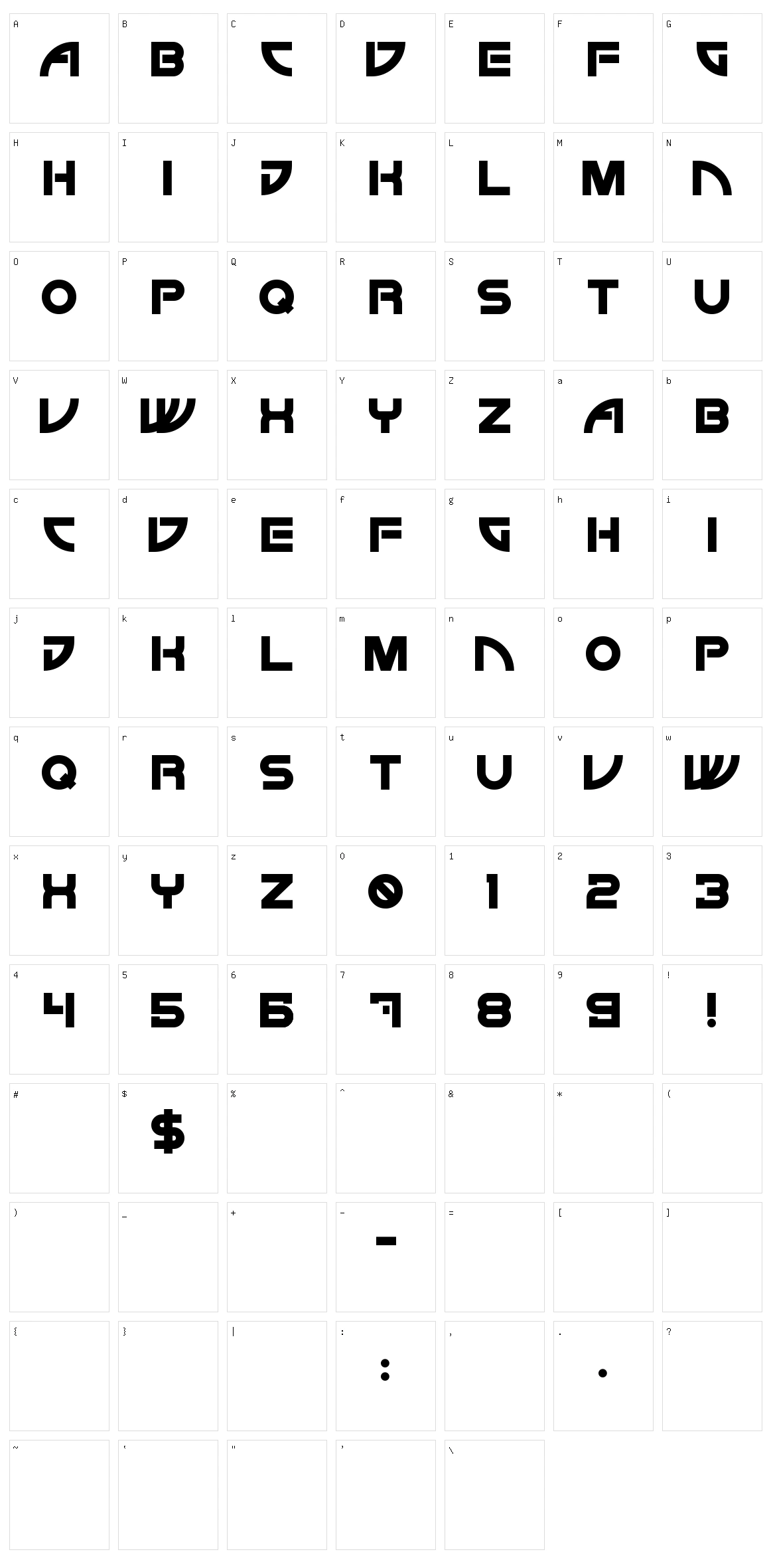 New Drop Era Character Set