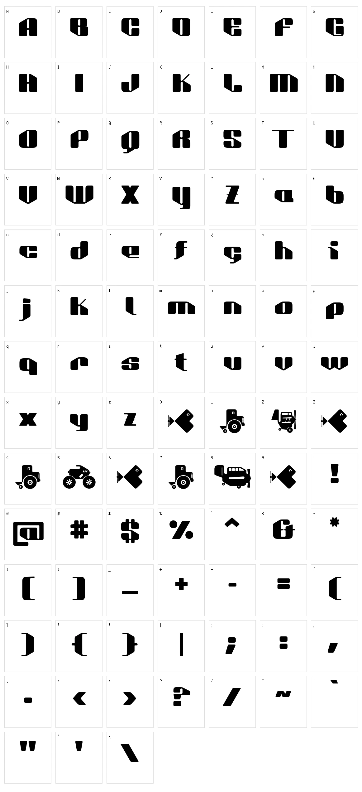 Odisean Tech Character Set