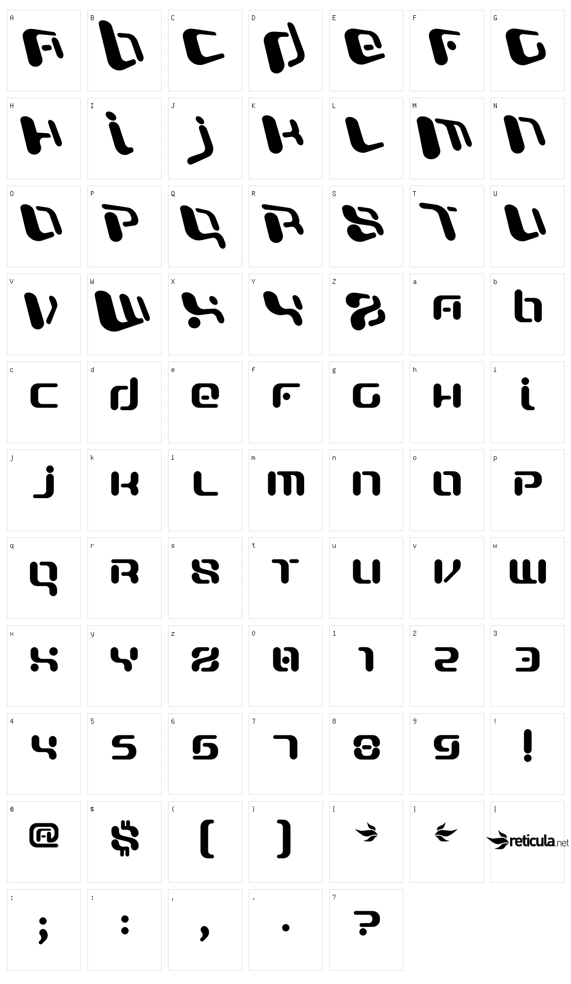 Officer X Character Set