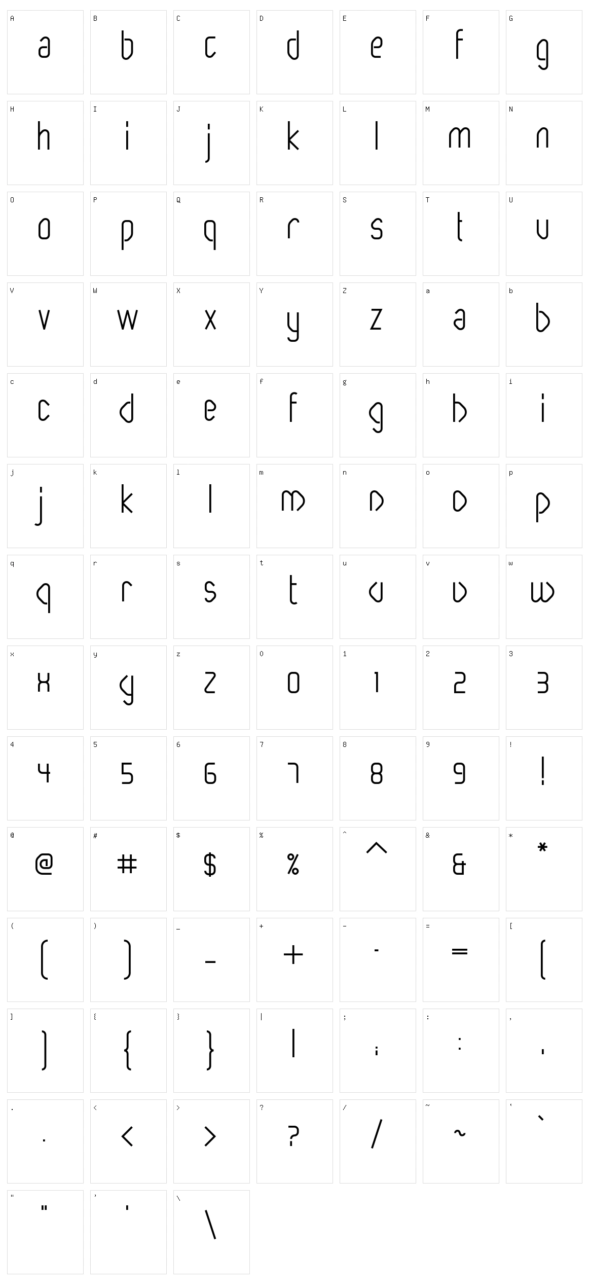 Paperclip Character Set