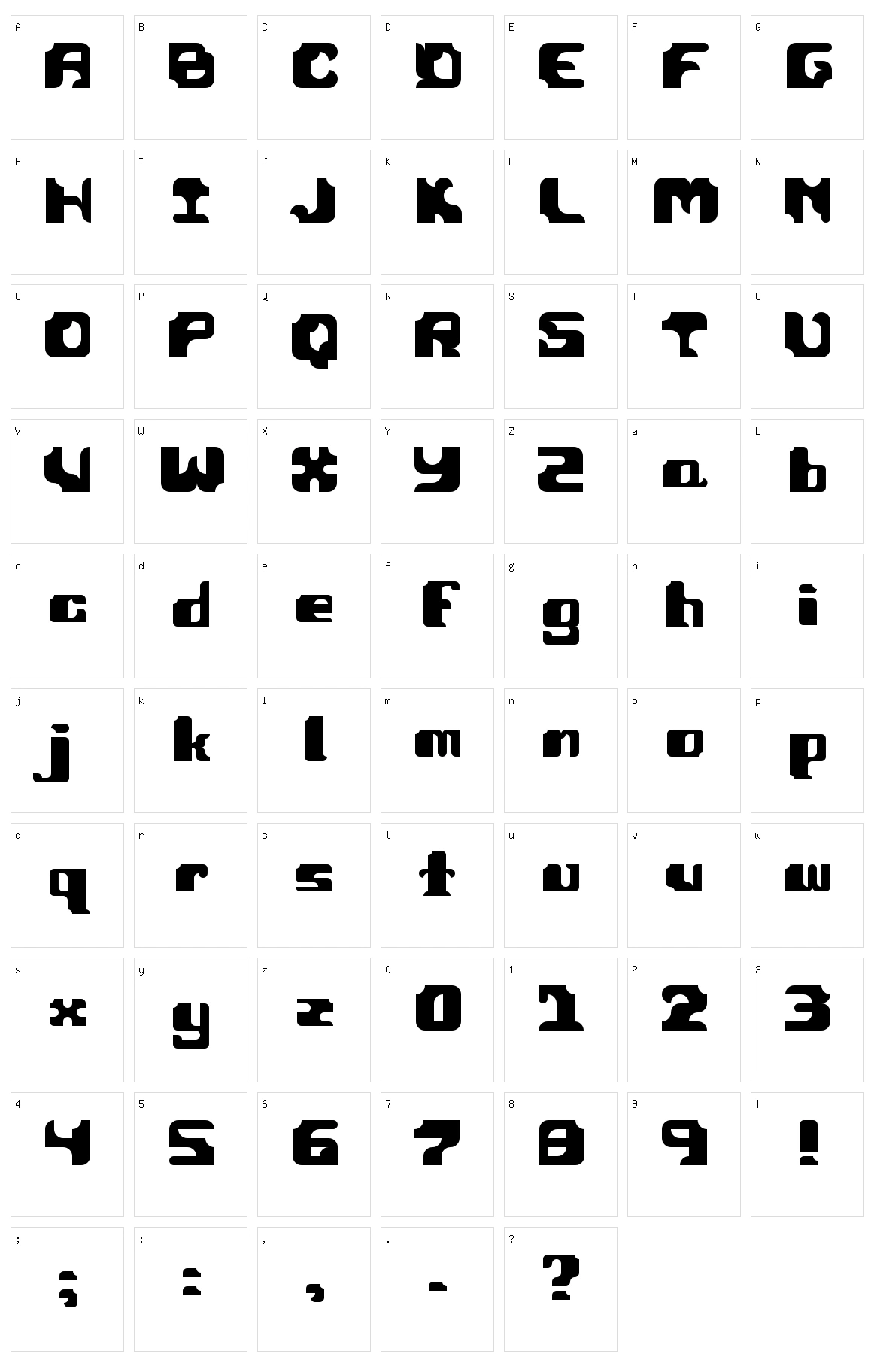 Pareidolia Character Set