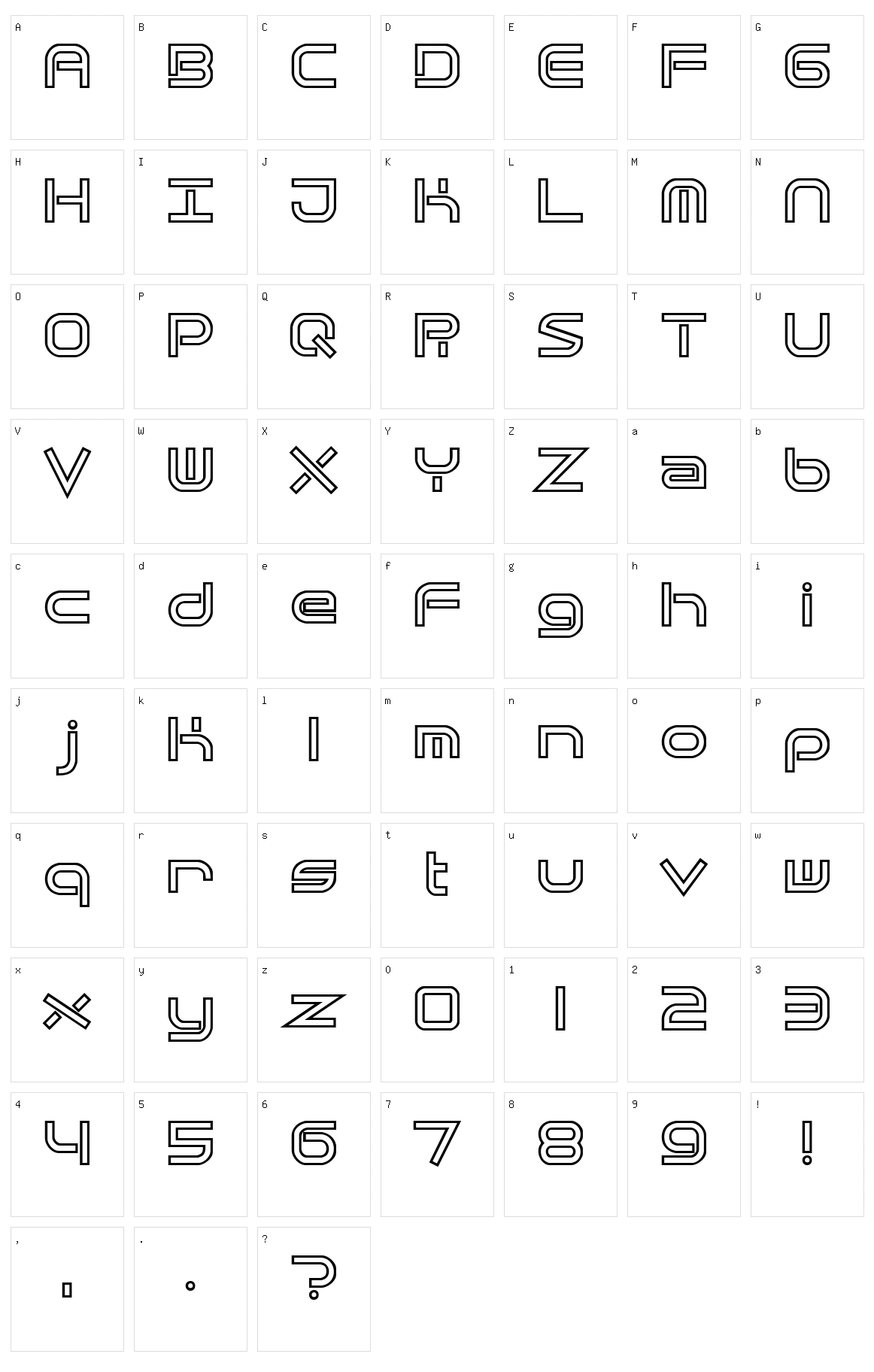 Quantum Character Set