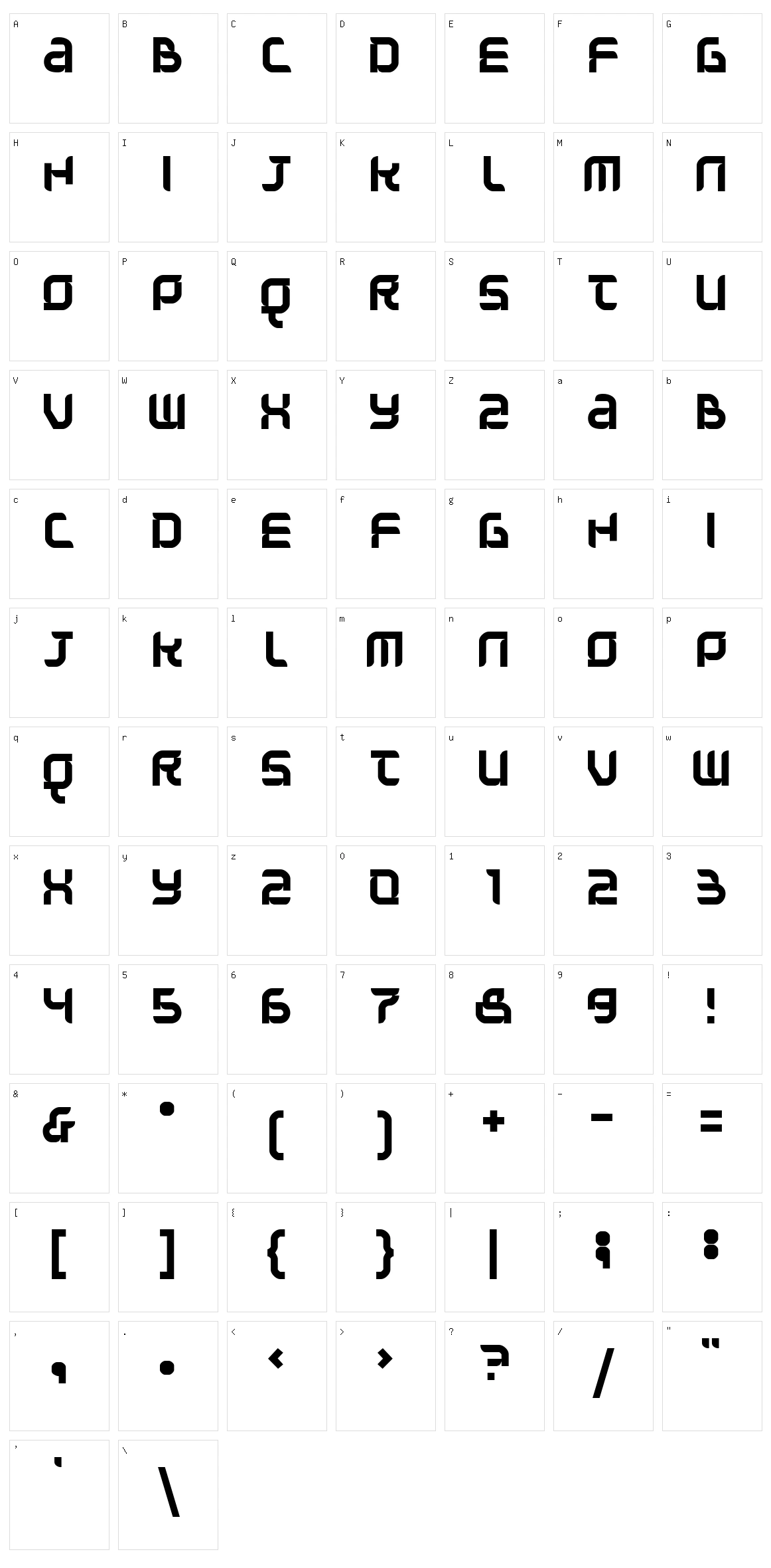 Question of Time Character Set