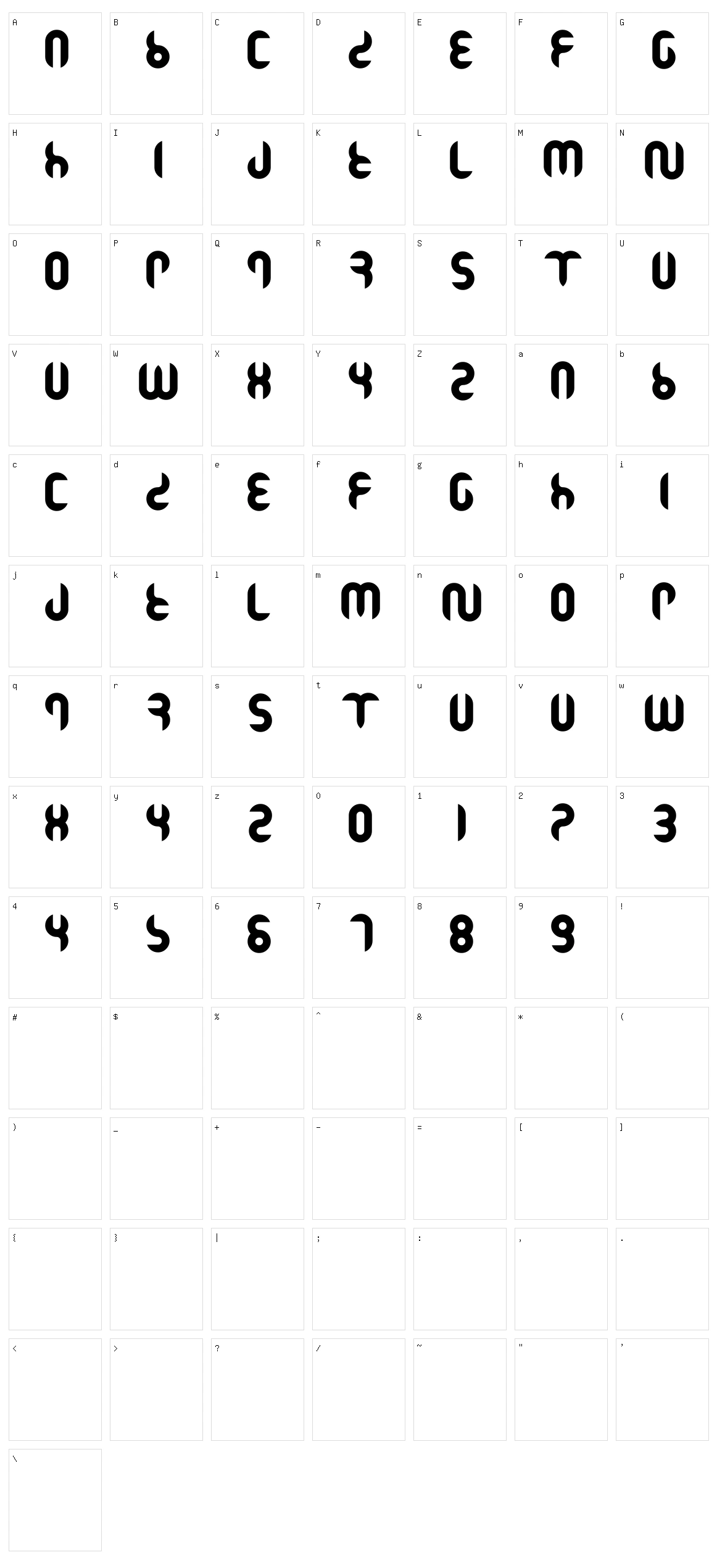 Ramasuri Character Set