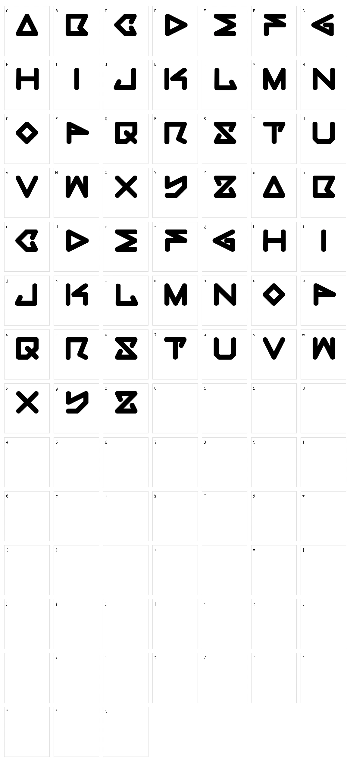 Rec Character Set