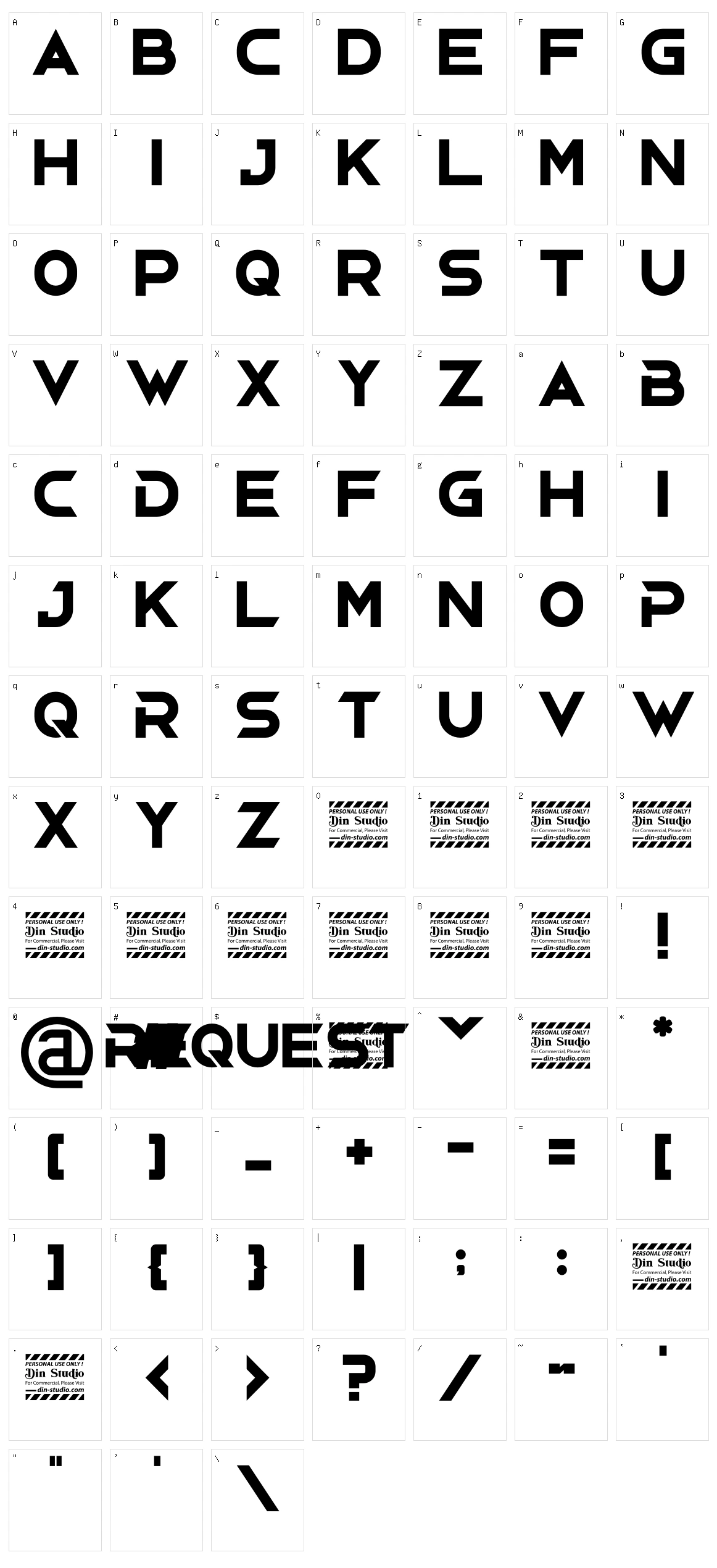 Request Character Set